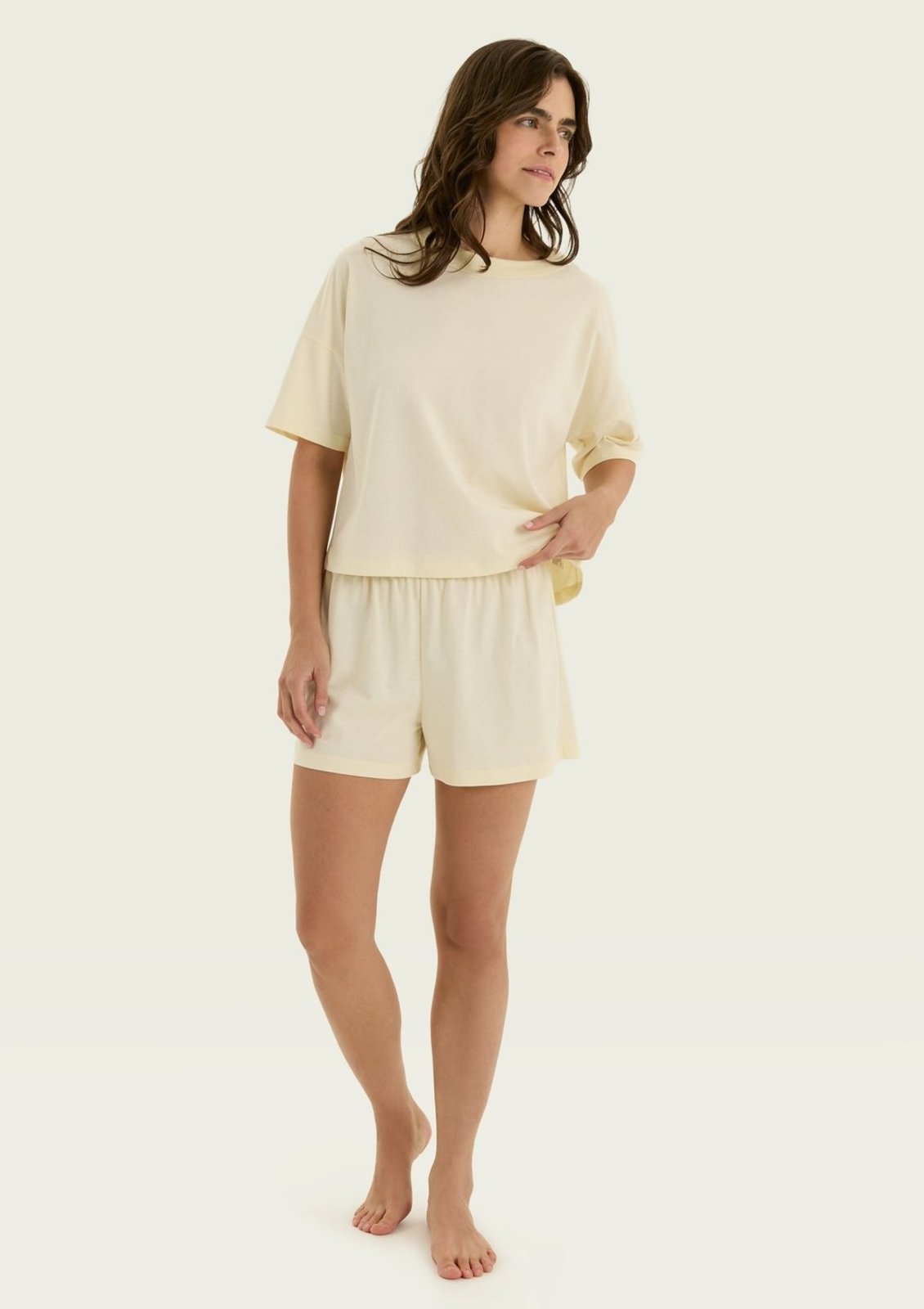 Pijama Curto Feminino Premium Hering