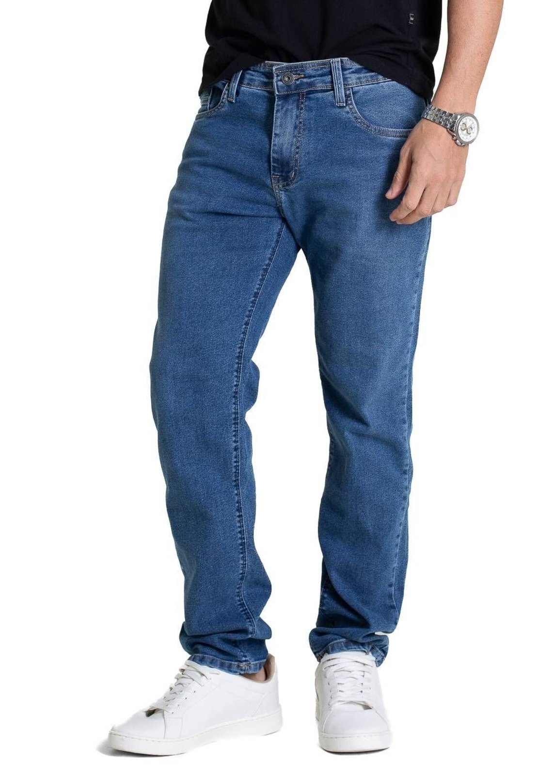Calça Jeans Sawary Slim - 283490 - Azul - Sawary