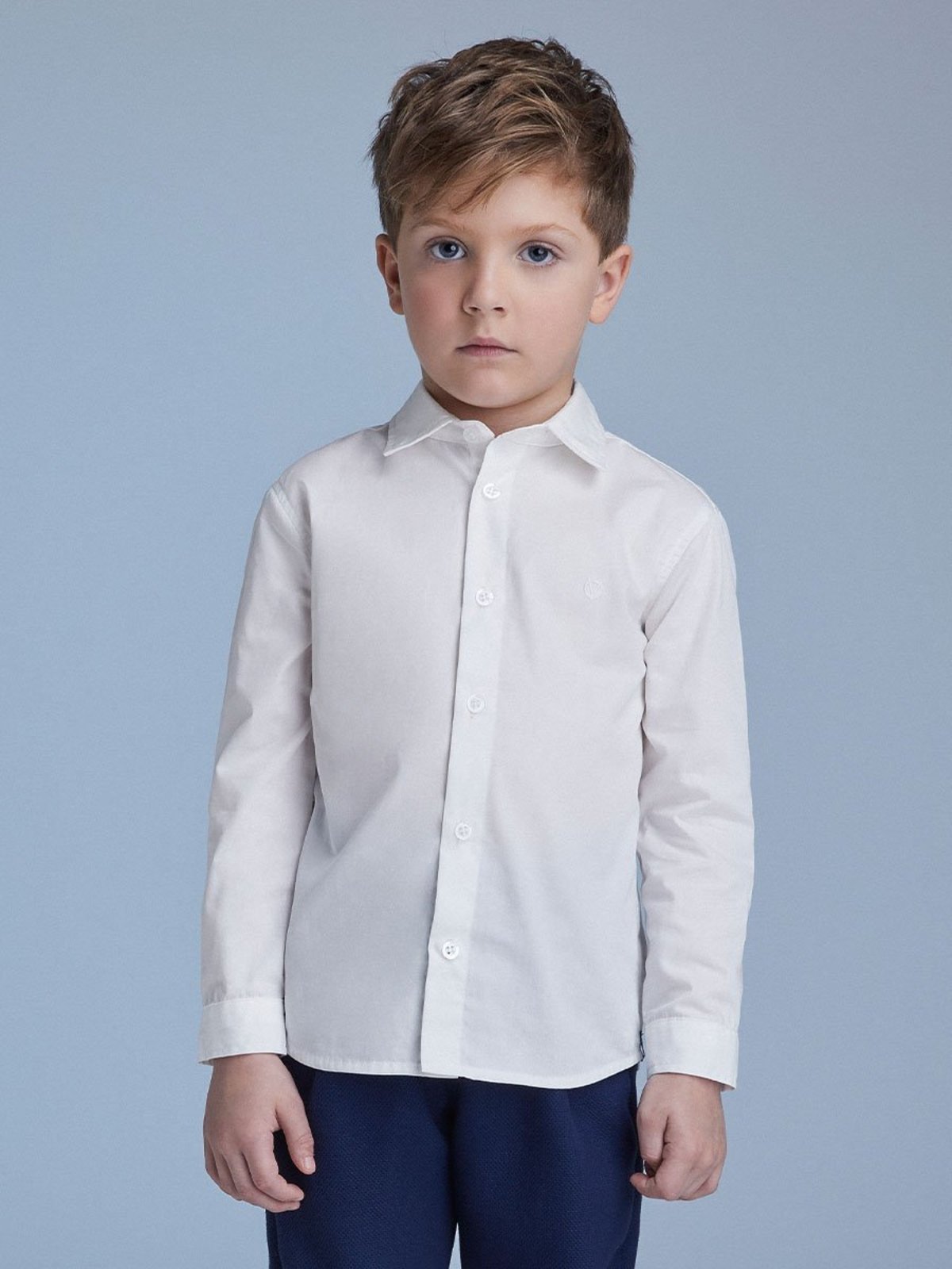 Infantil - Camisa com Logo Bordada