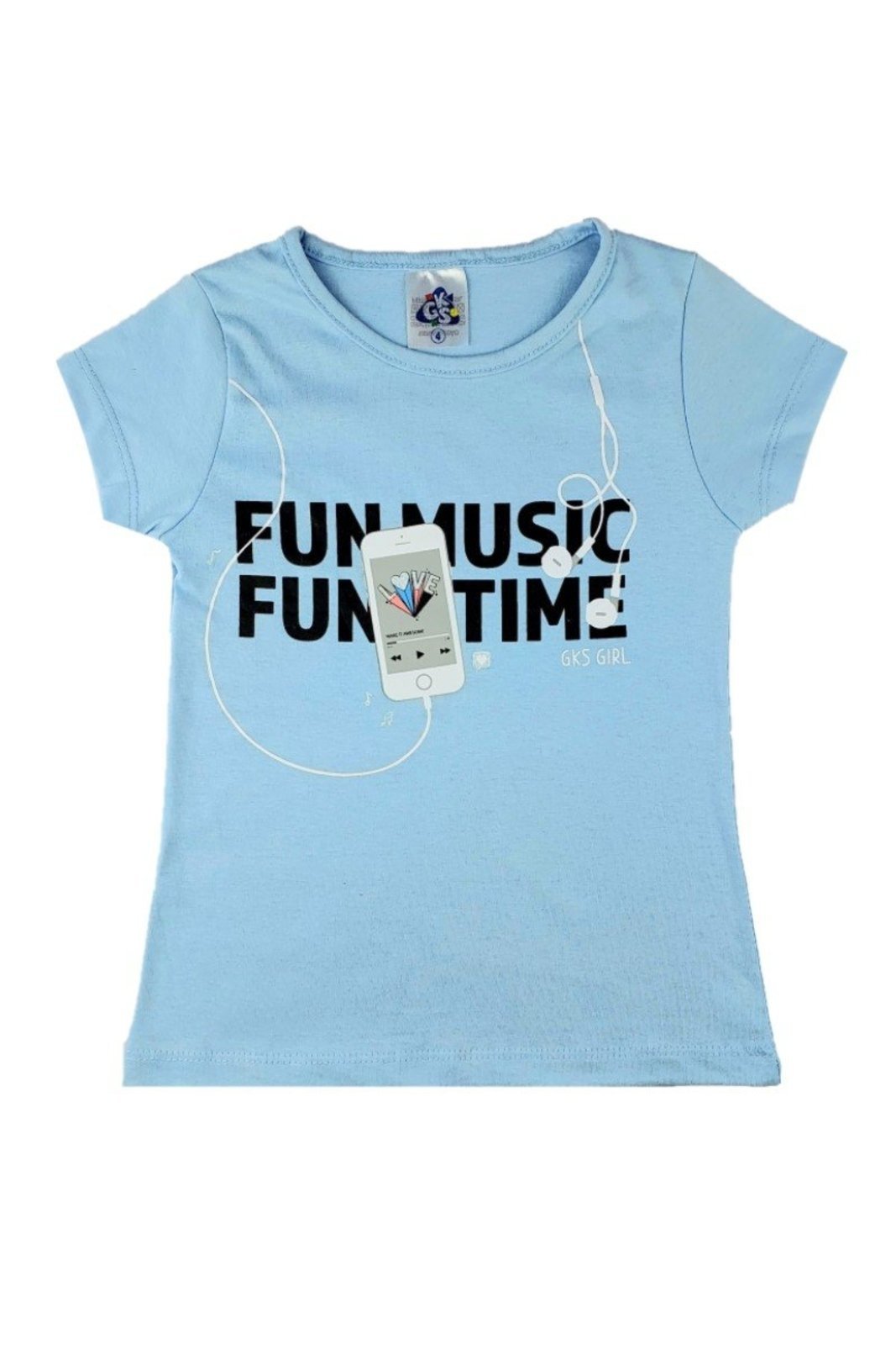 Vista 2 Infantil - Conjunto para Menina Fun Music GKS preto GKS preto