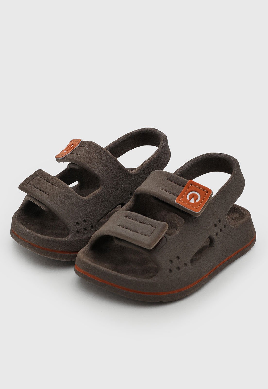 Infantil - Sandália Cartago Design Prático Marrom