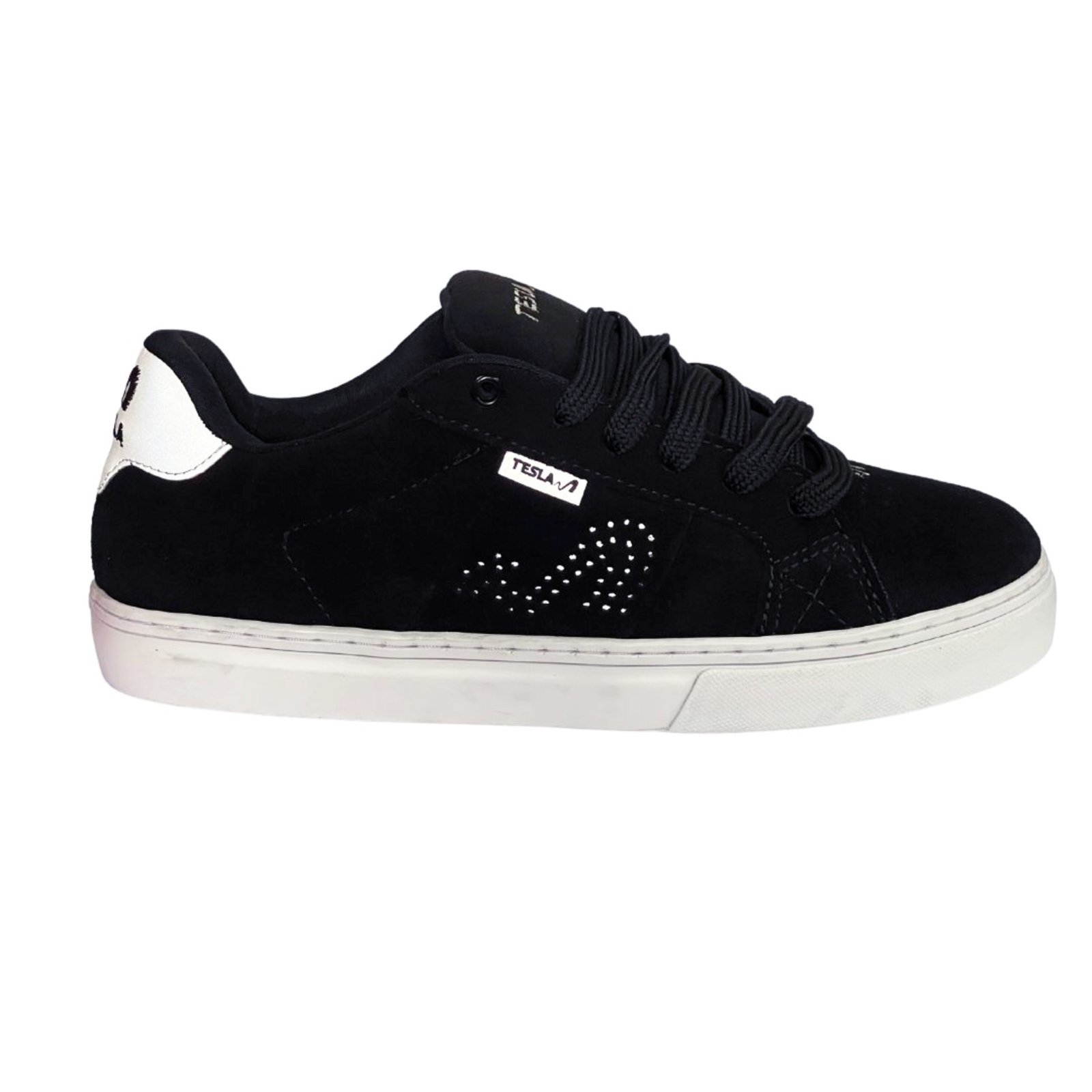 Tênis Tesla Hertz Black/White Reflect Preto