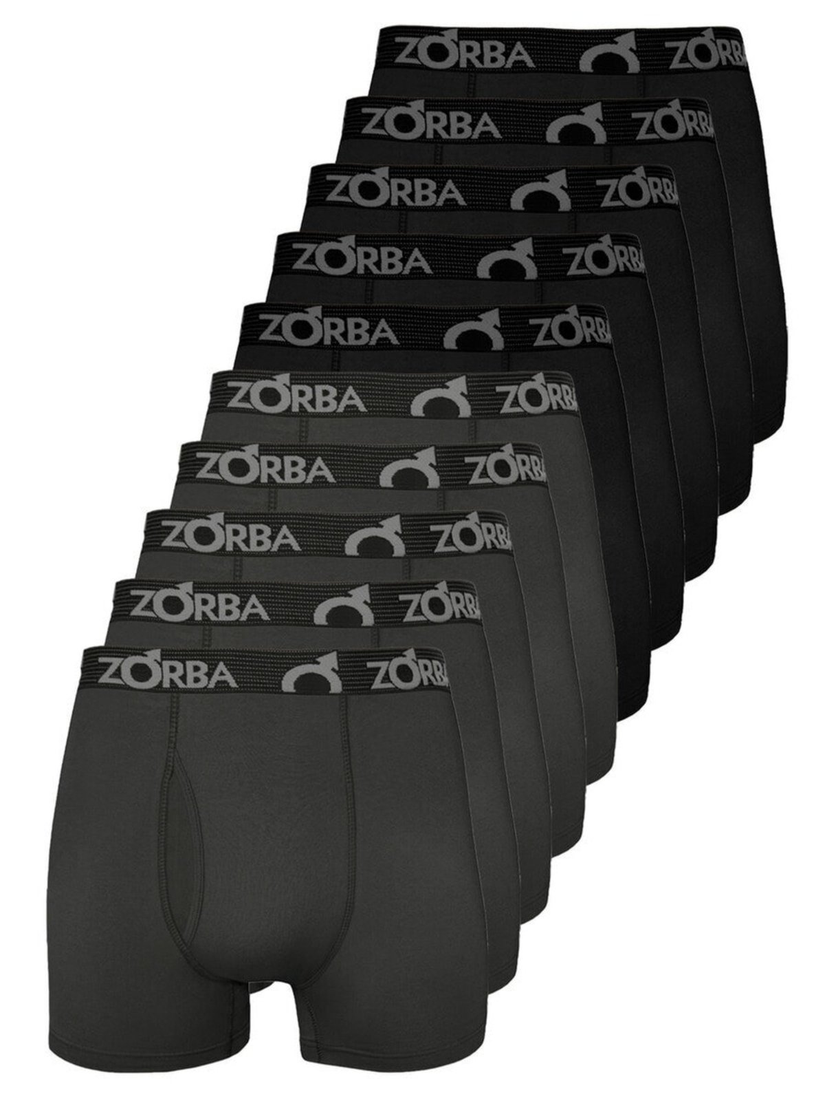 Kit com 10 Cuecas Boxer com Abertura Zorba 848