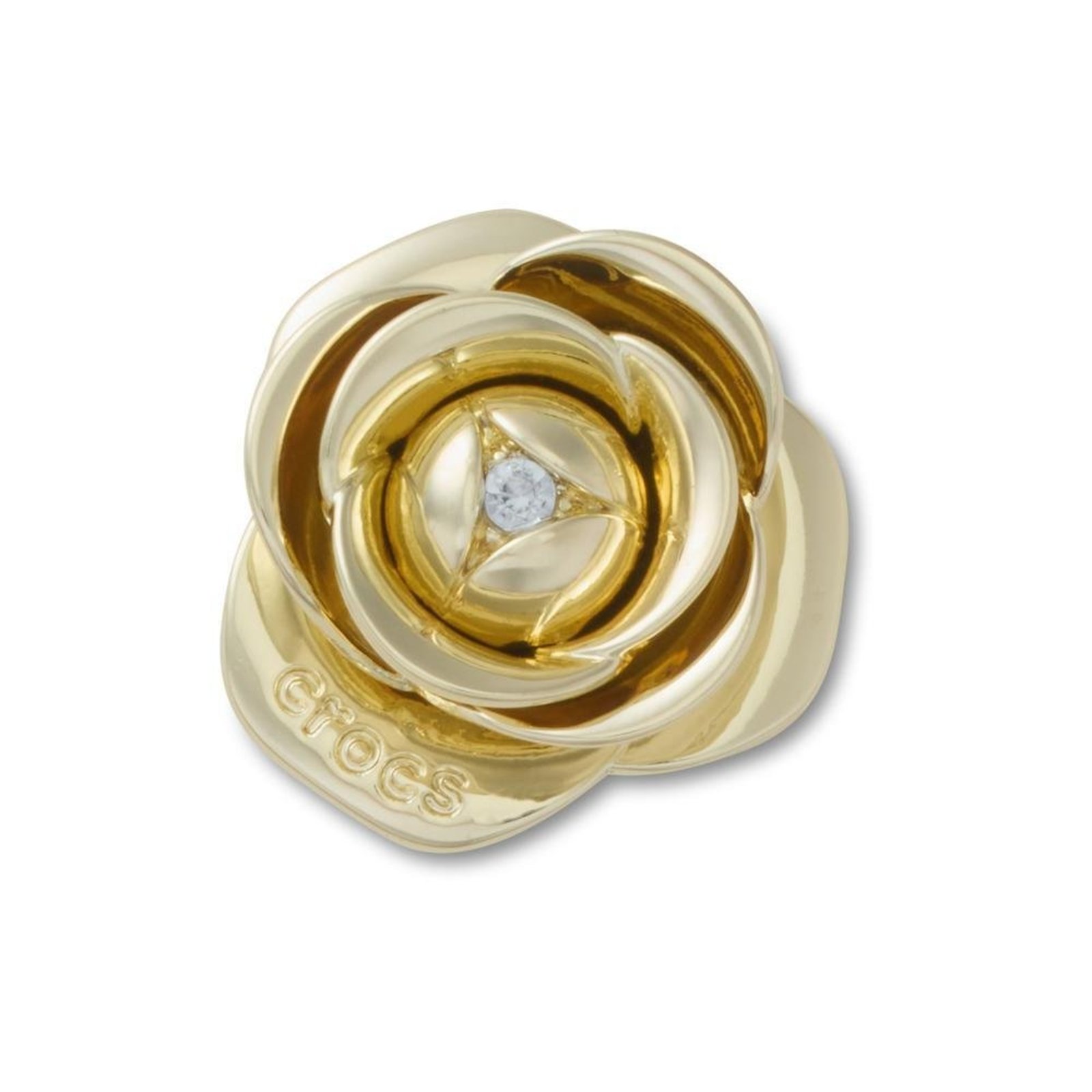 Infantil - Jibbitz™ Rosa 3D Dourada Única Unico