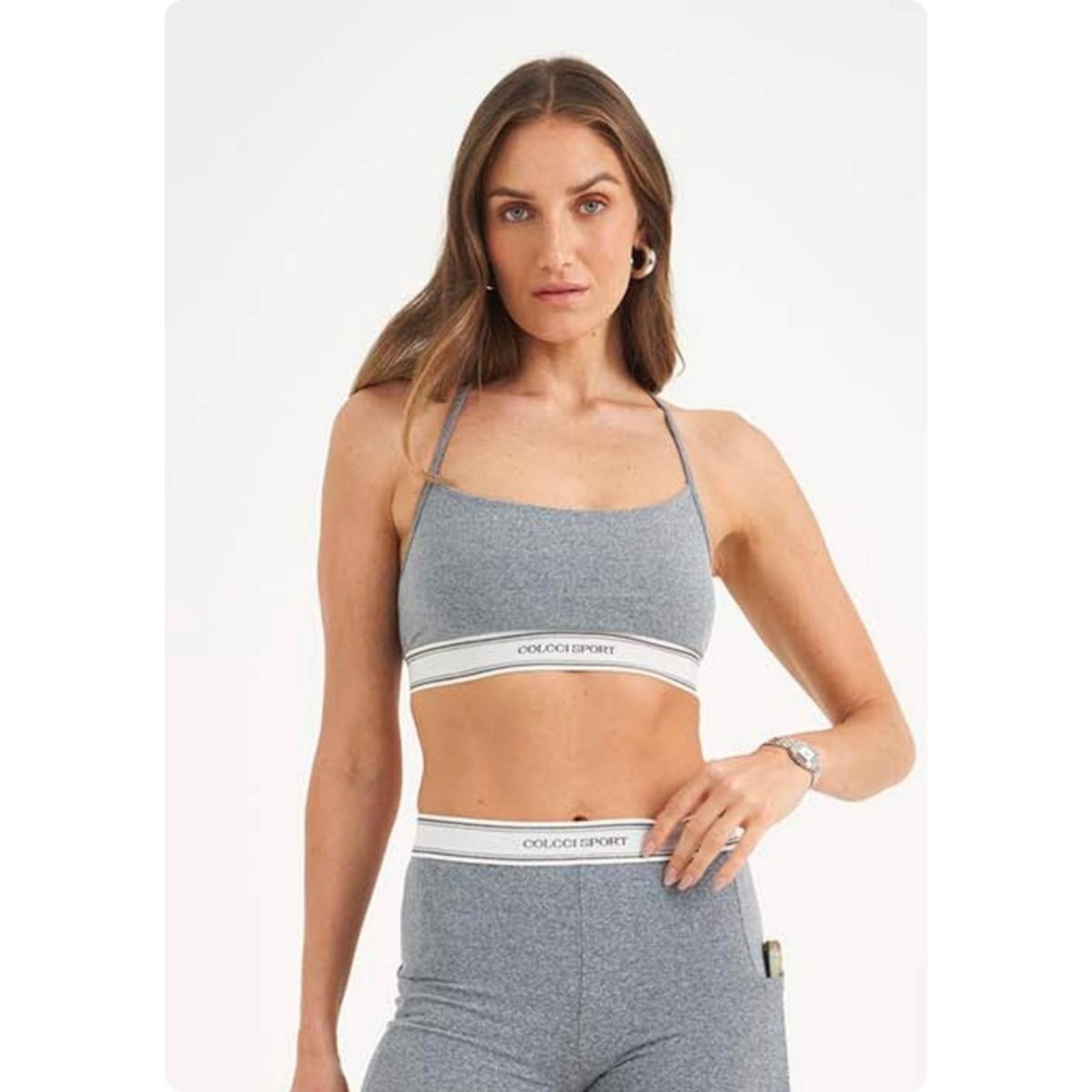 Top Feminino Colcci Sport Cinza
