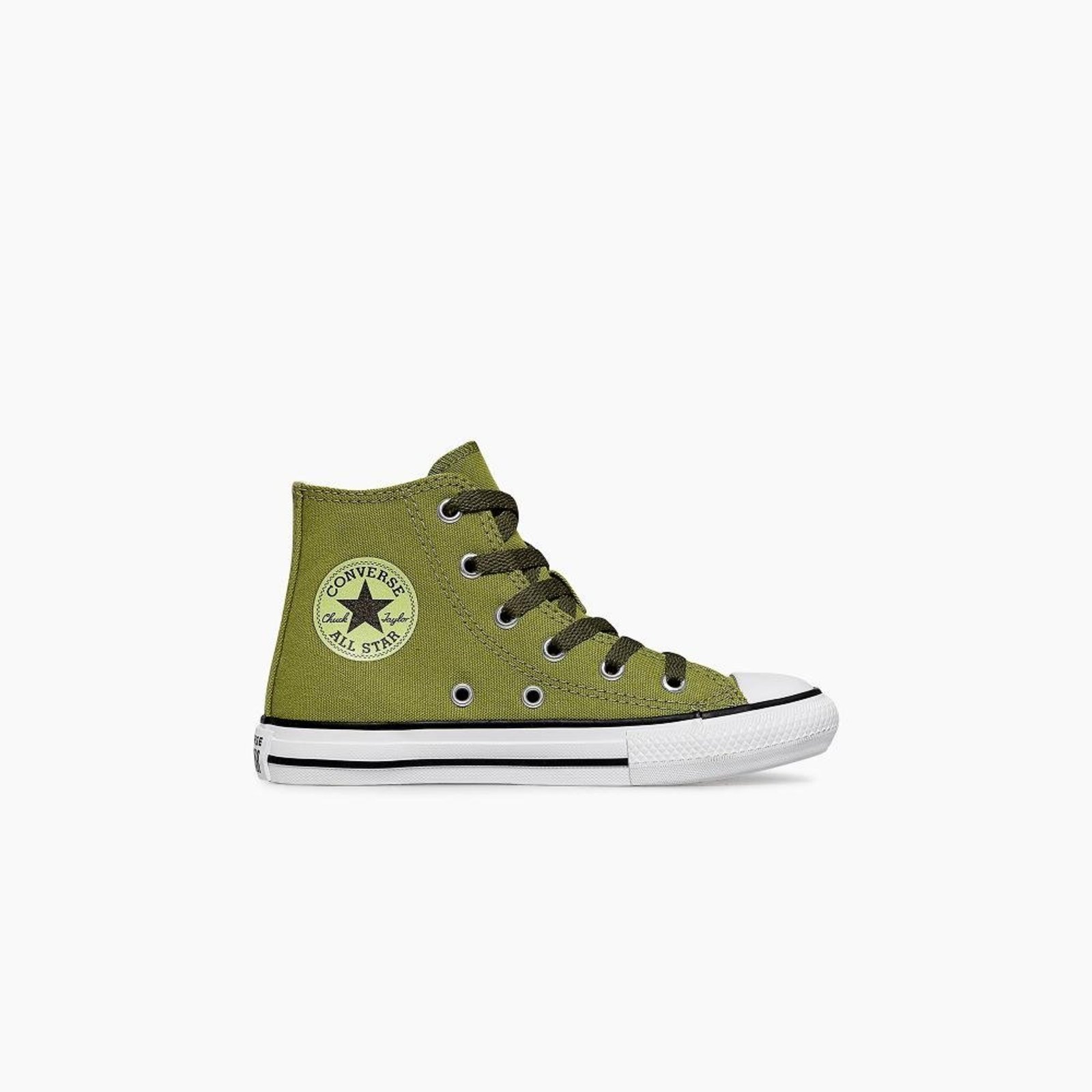 Infantil - Tênis Juvenil Chuck Taylor All Star Zip ColorPop Alto Verde