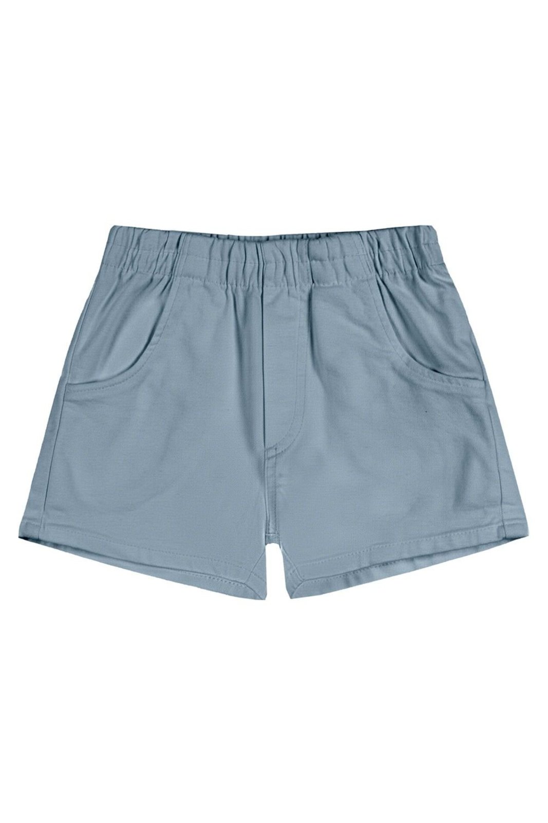 Infantil - Short Menina Com Bolso Sarja Colorittá Azul