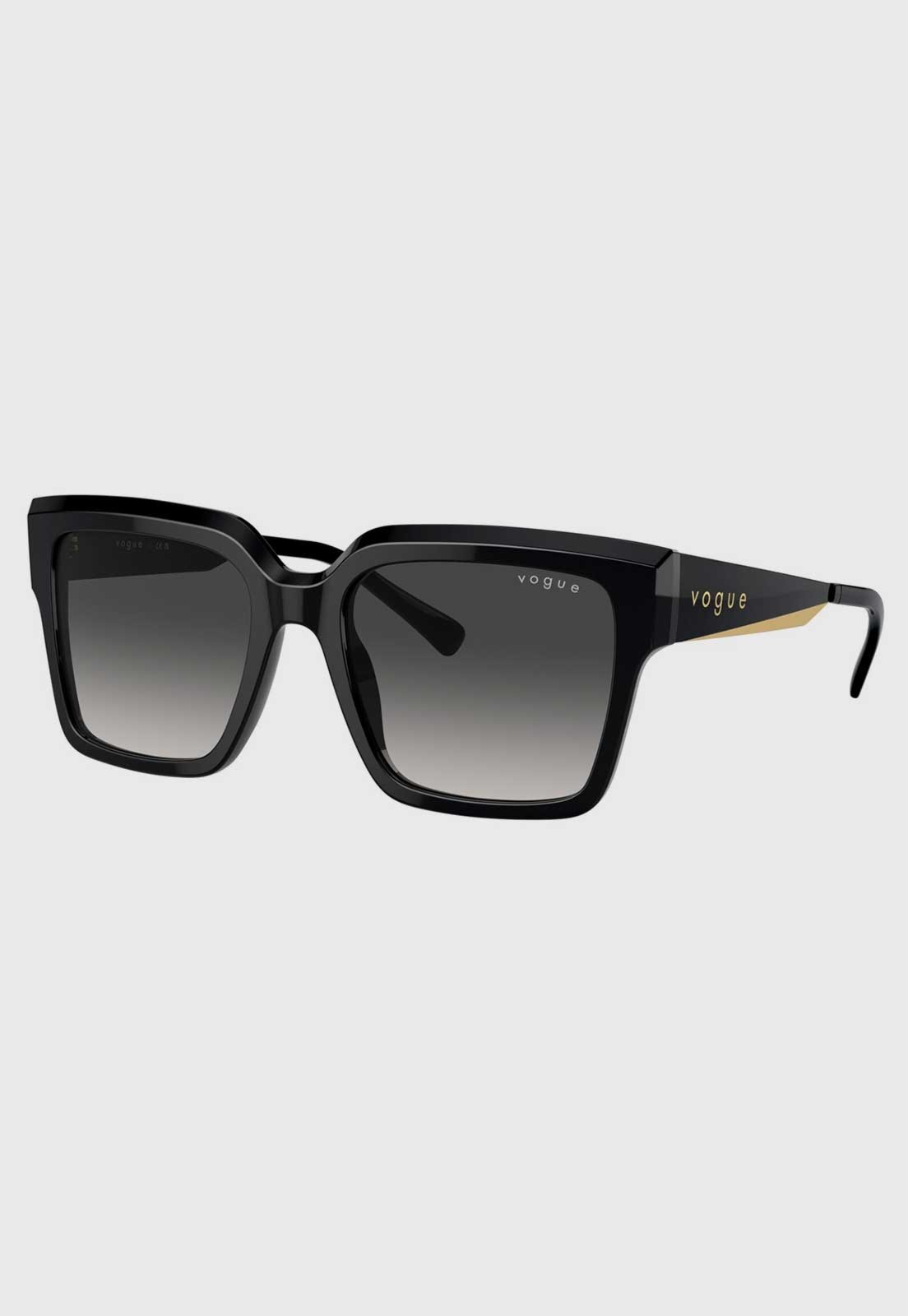 Óculos de Sol Feminino Vogue Quadrado Preto