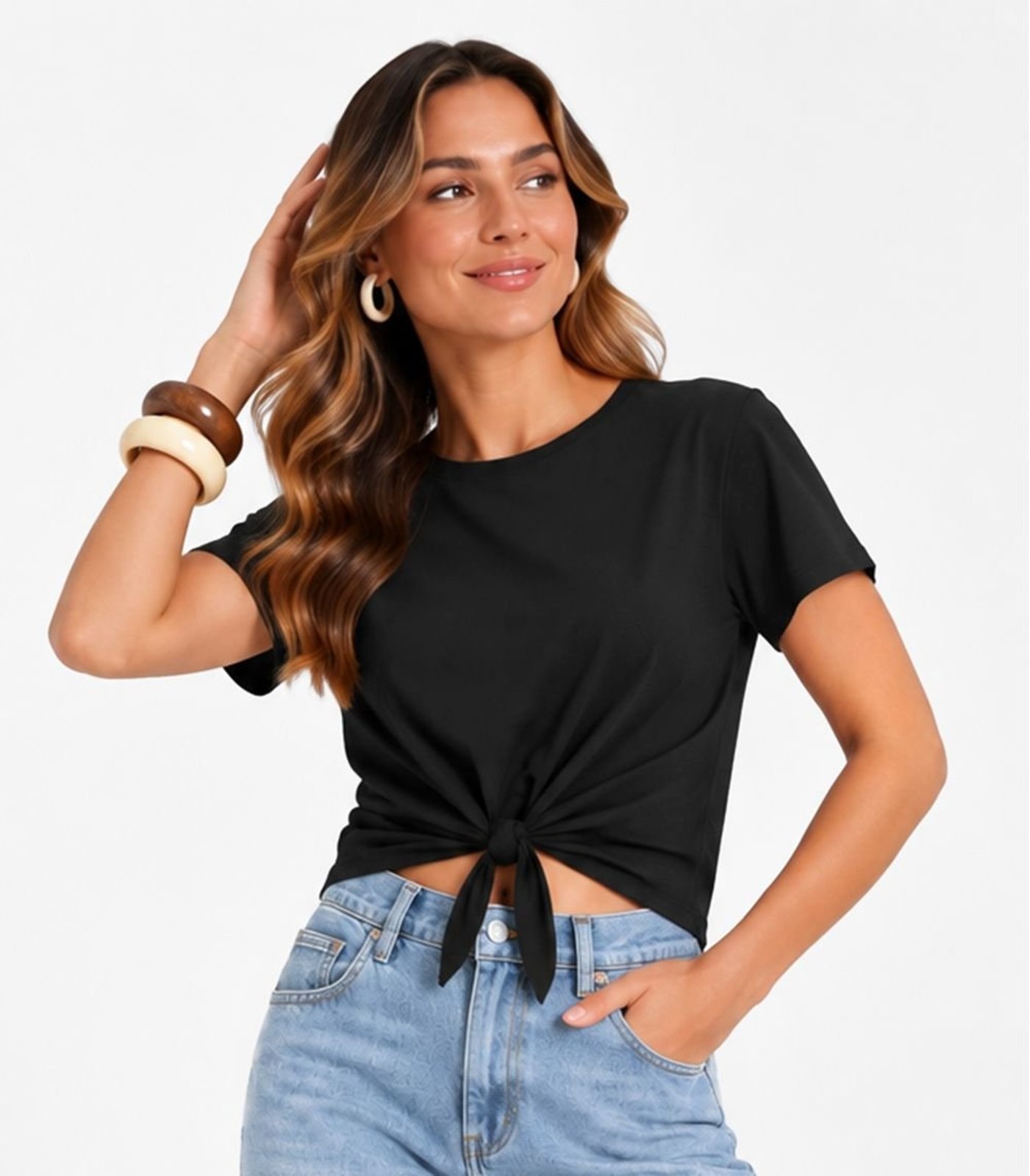 Blusa Verão Feminino Rovitex Preto