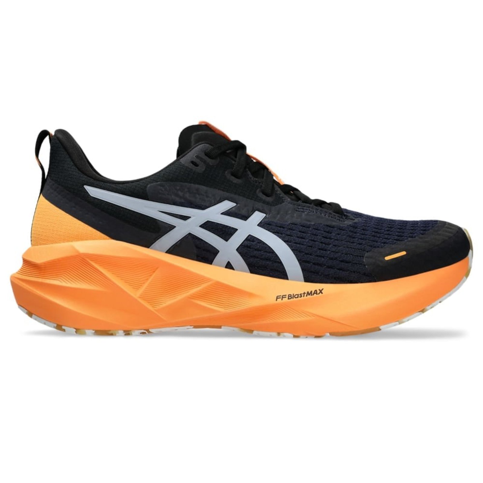 Tênis ASICS Novablast 5 Lite-Show - Masculino - Prata/Laranja