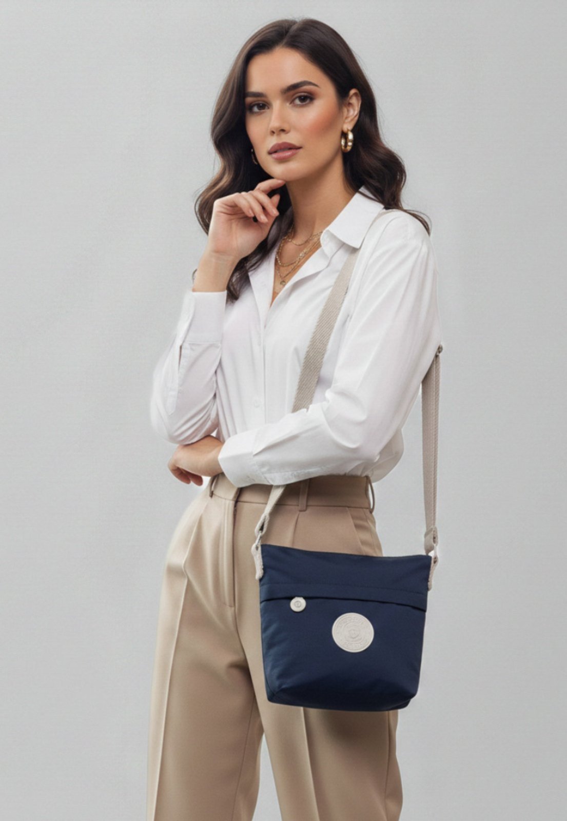 Bolsa Tiracolo Transversal Feminina Reforçada P4Y