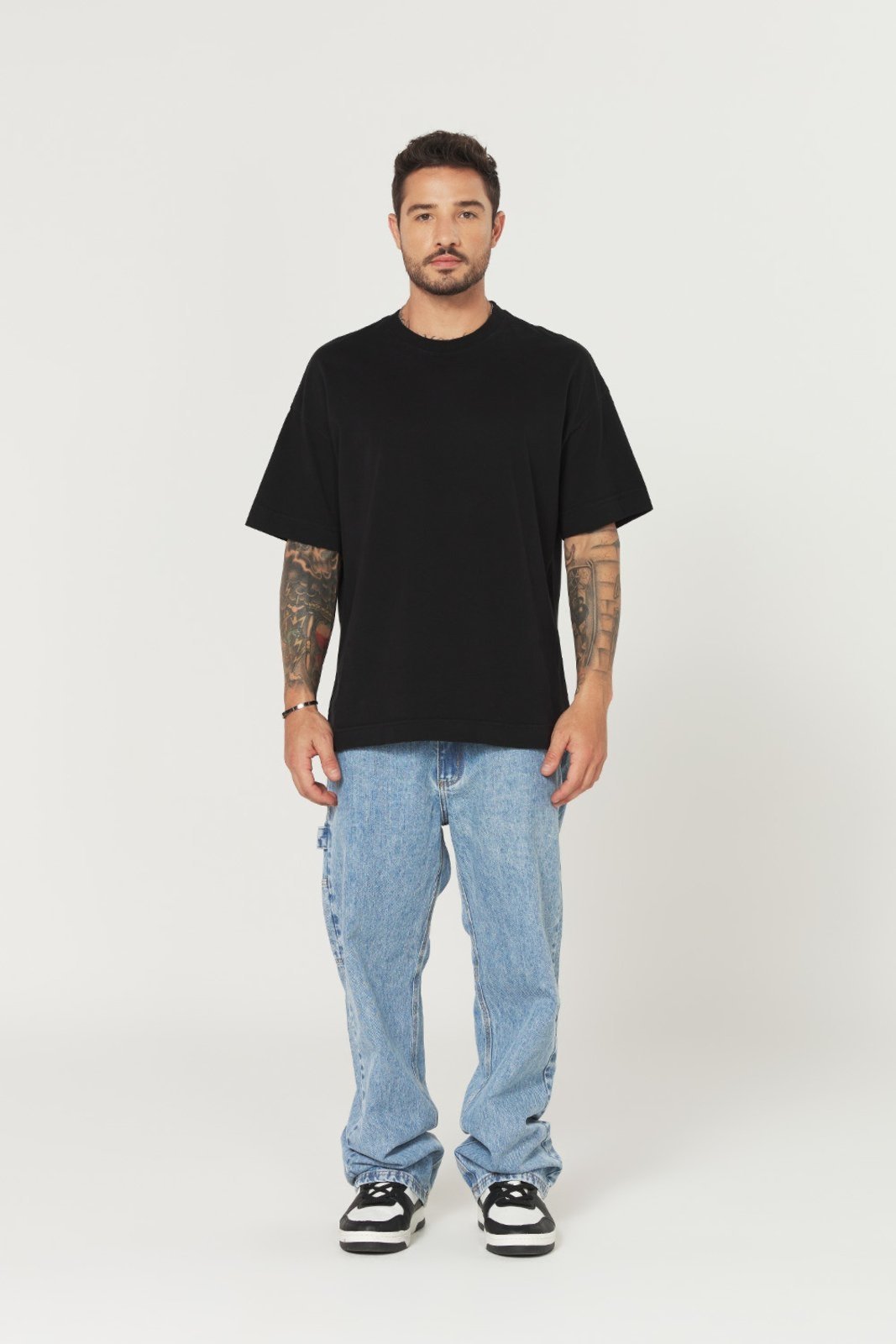 Camiseta Oversized Heavy Brunx Ind – Preta
