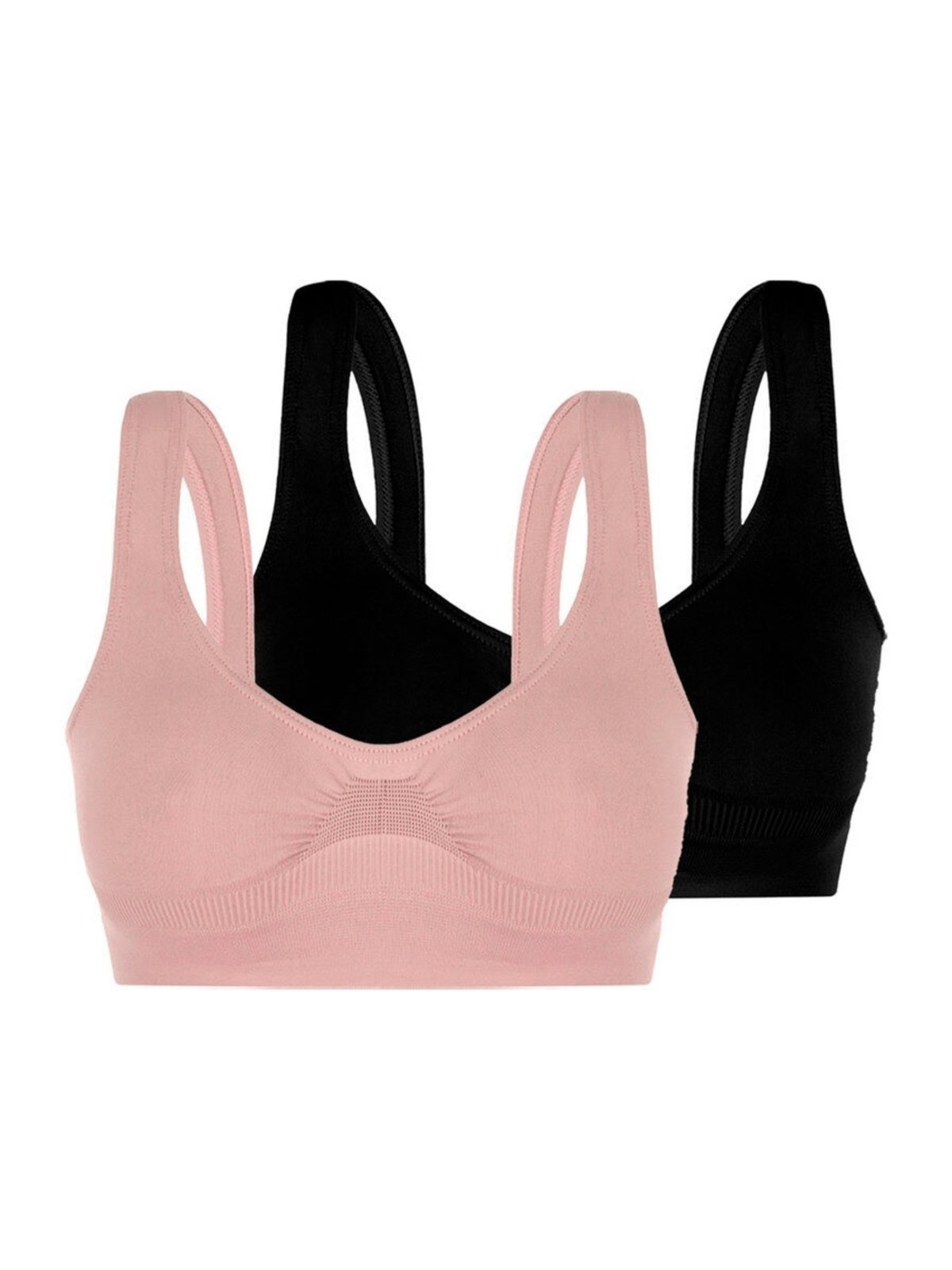 Kit com 2 Tops sem Aro e sem Bojo Loba 41300-001 Preto