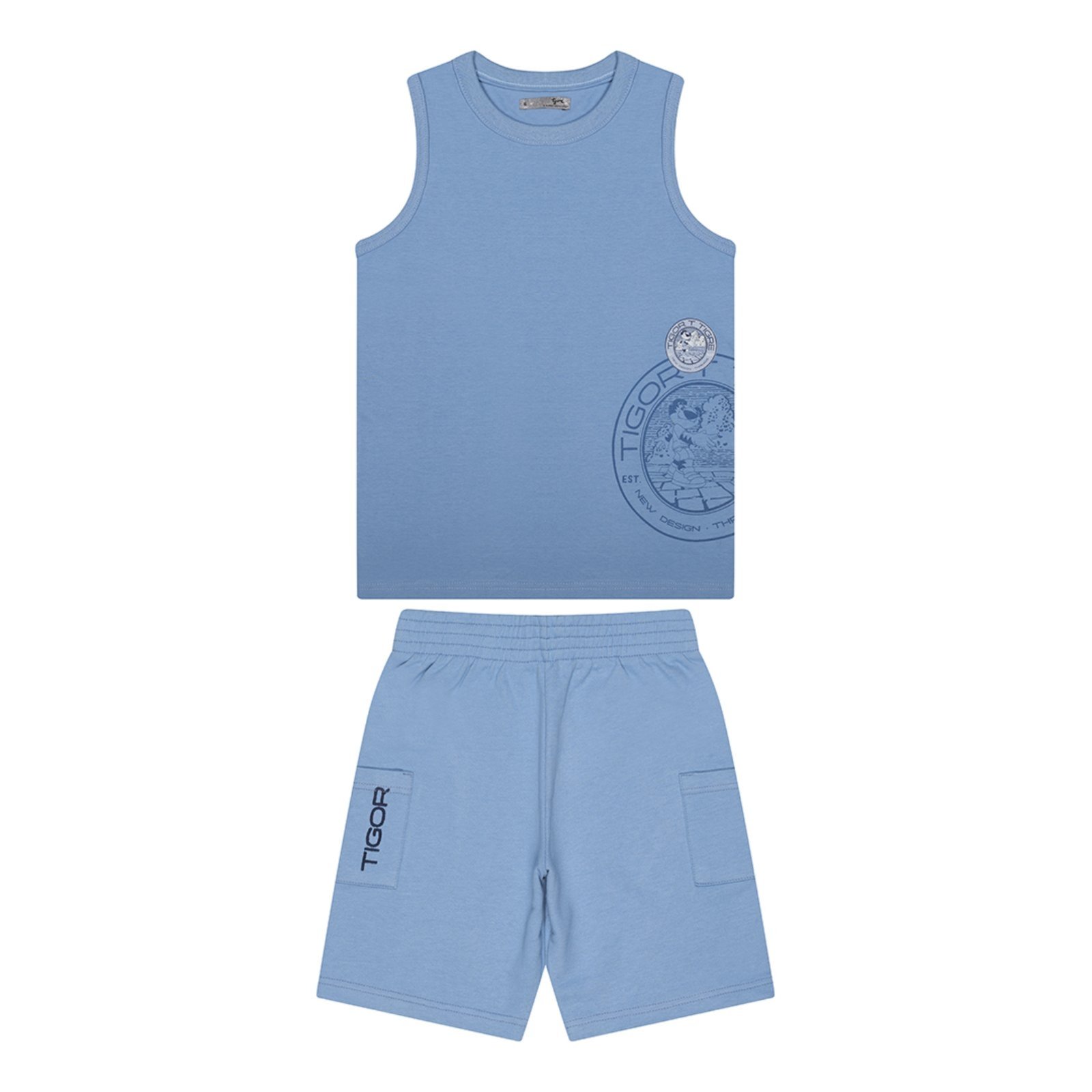 Infantil - Conjunto Curto Masculino Tigor T. Tigre