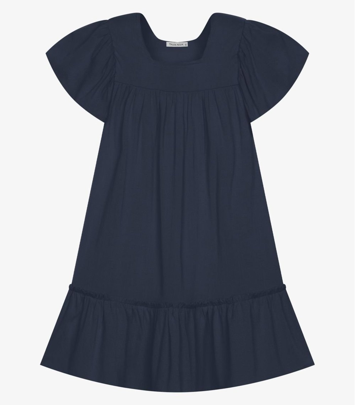 Infantil - Vestido Viscose Liso Trick Nick Azul