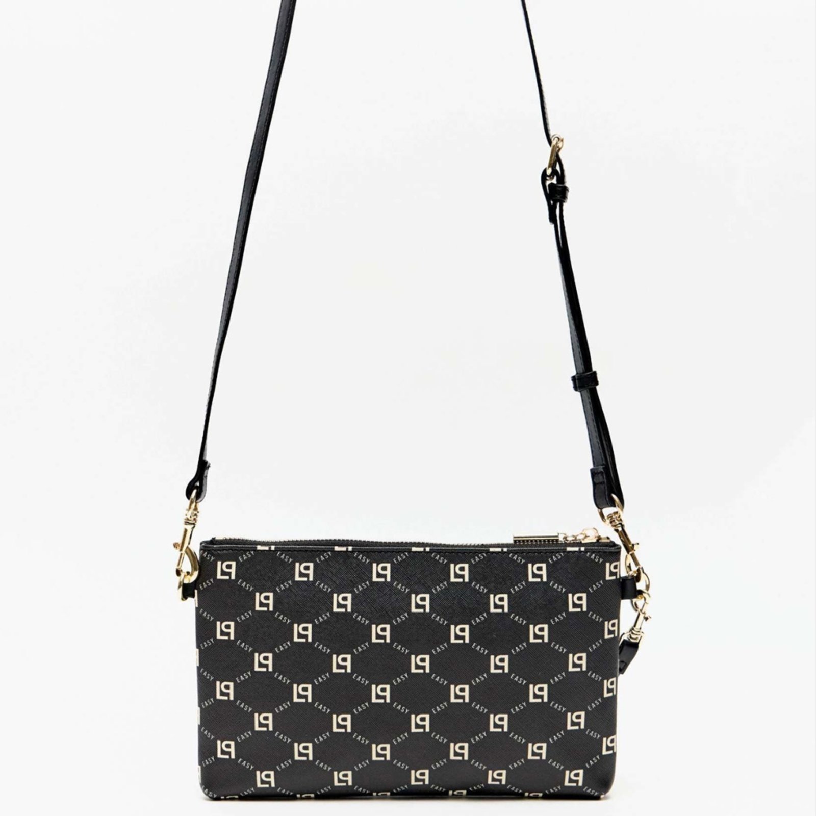 Vista 3 Bolsa Crossbody Easy Lança Perfume Rebit Ve26 Feminino preto preto