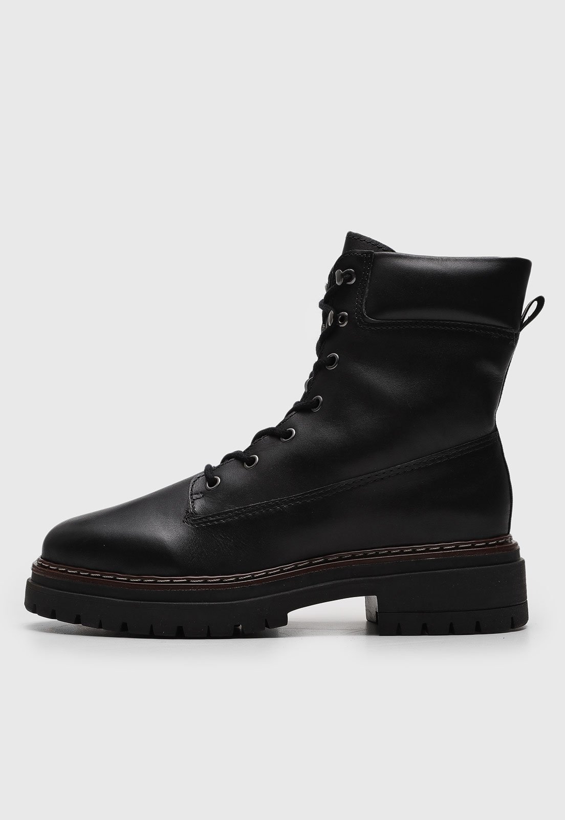 Bota Coturno Bottero Tratorado Preta