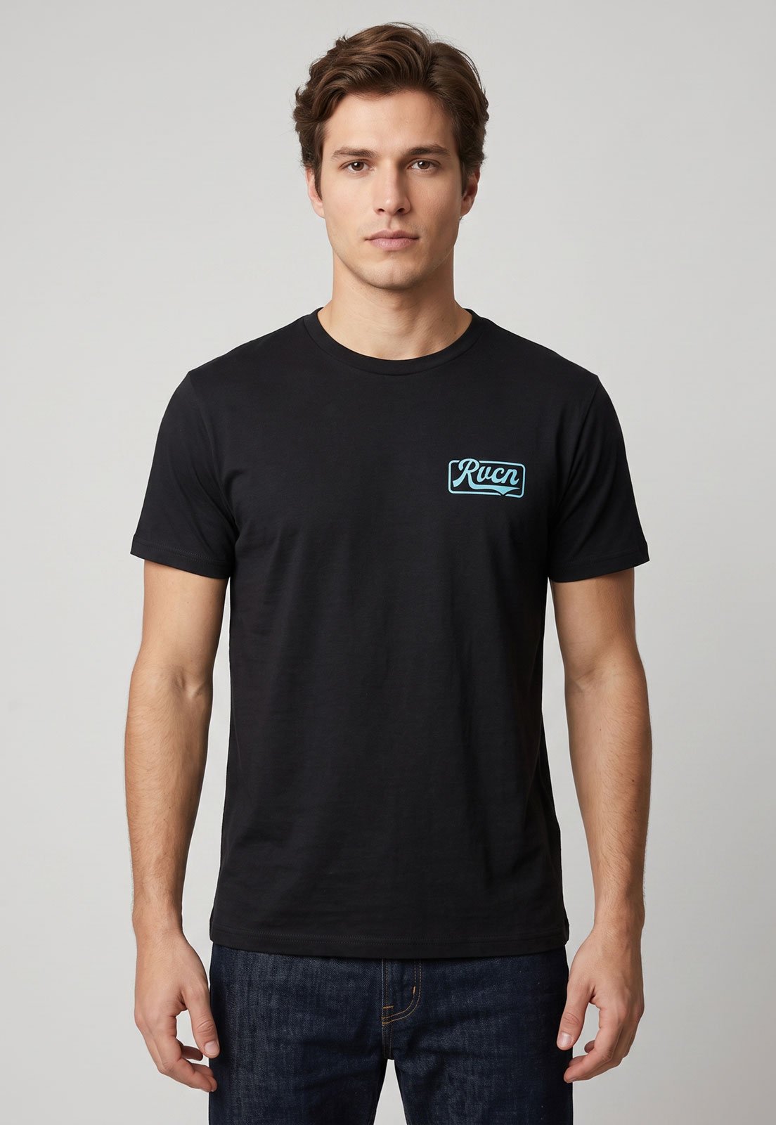Camiseta Masculina RVCA Rame Up Preta