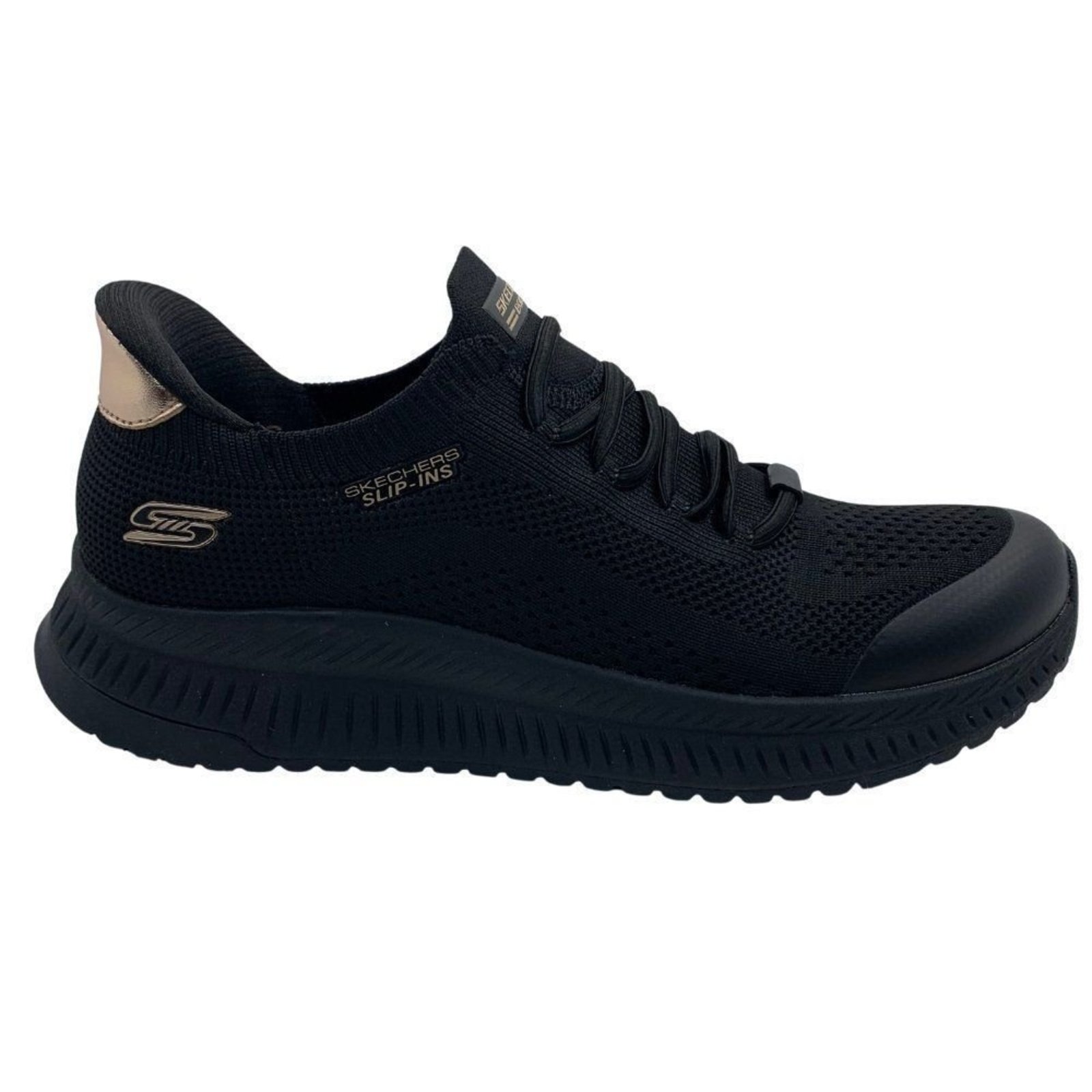 Tênis Skechers Feminino BOBS Squad 4 Dire Step Preto - Preto - Skechers