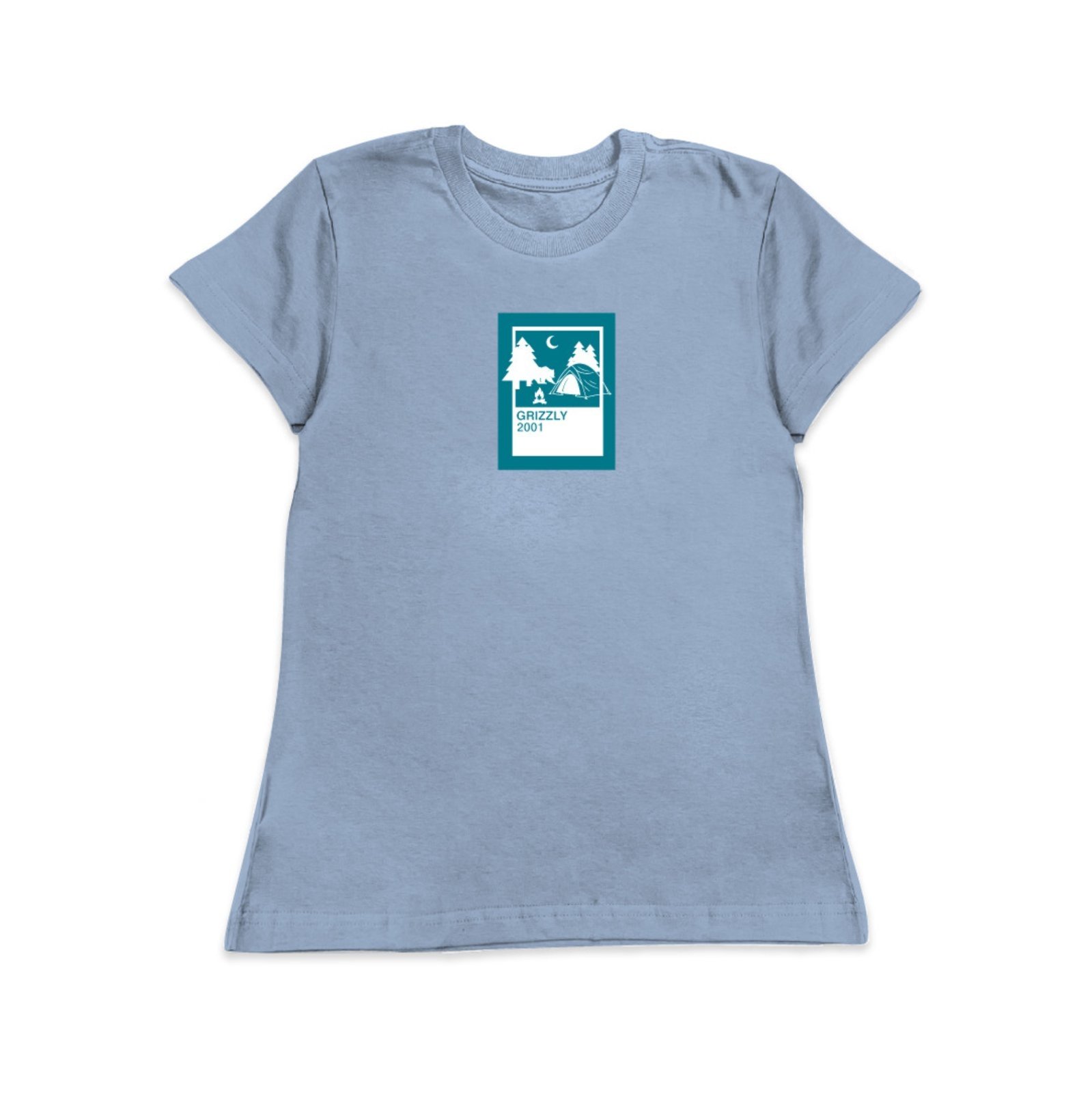Camiseta Grizzly Color Codes Girls Tee - BLUE AURA