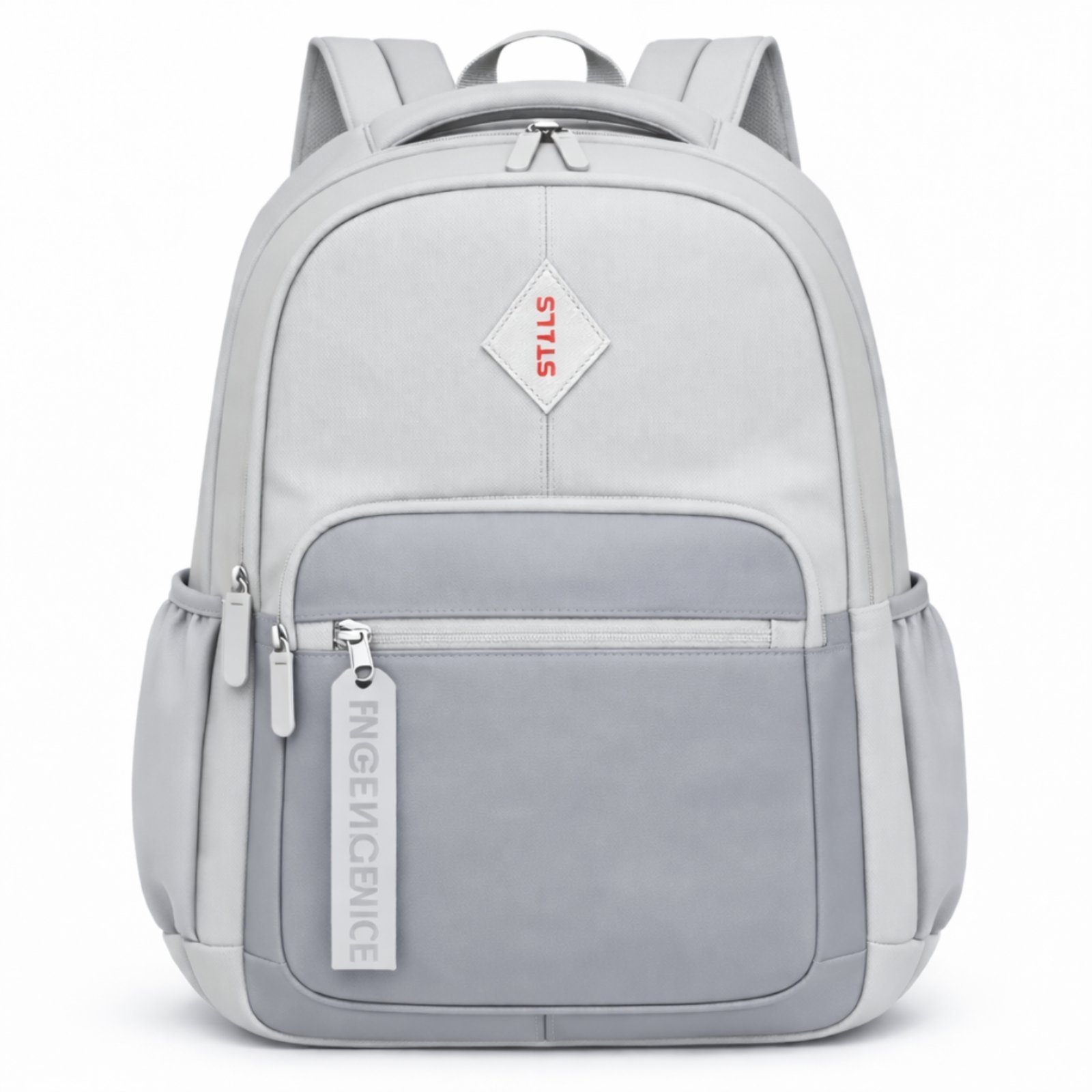 Mochila Masculina Reforçada Faculdade Trabalho Casual Executiva Grande Escolar Cinza