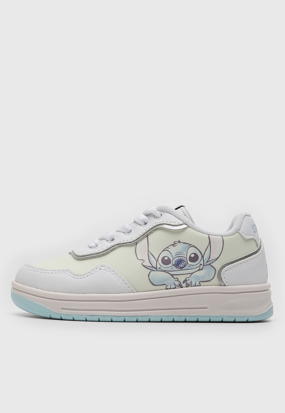 Vista 3 Infantil - Tênis Disney Stitch Muda de Cor Disney branco