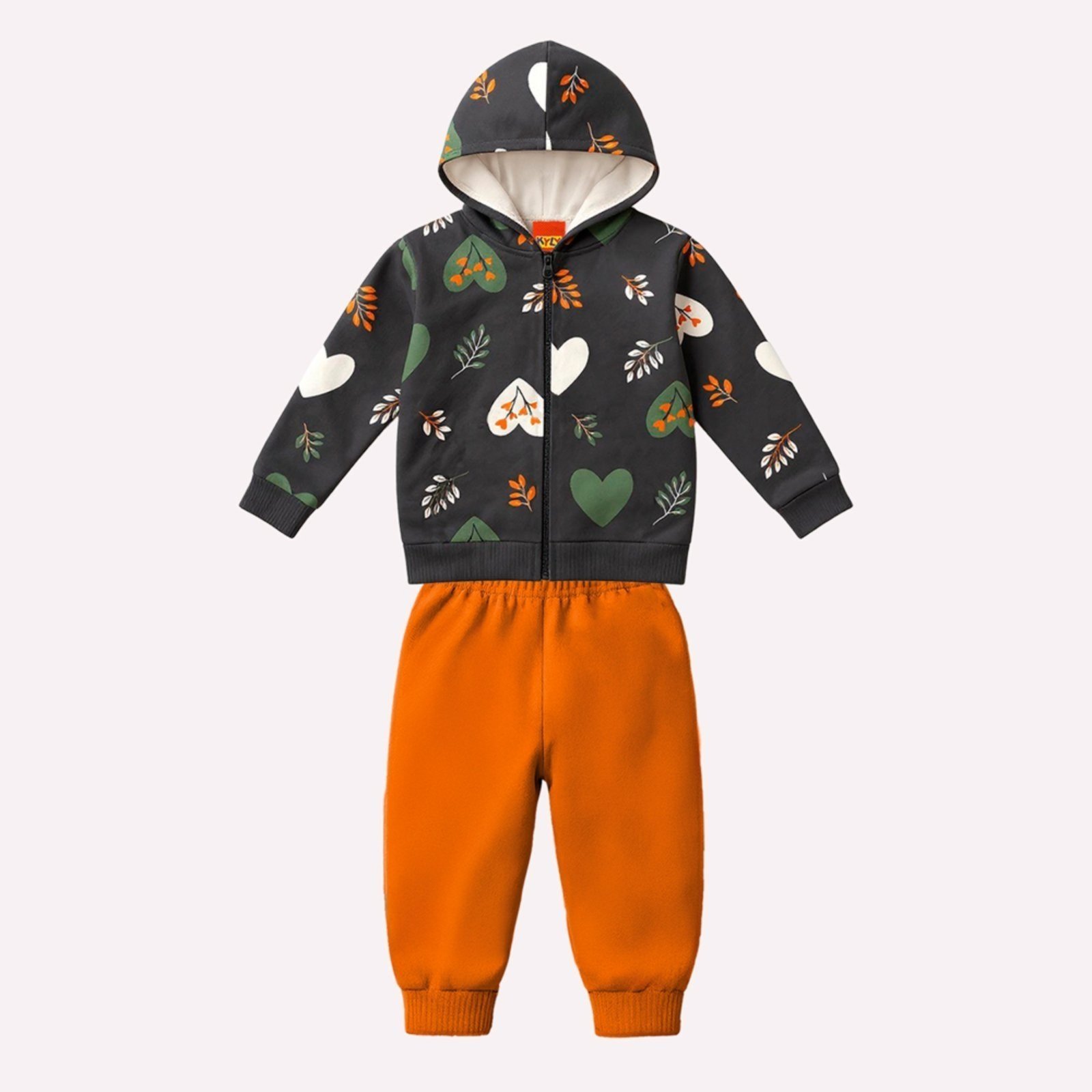 Infantil - Conjunto menina Corações Kyly