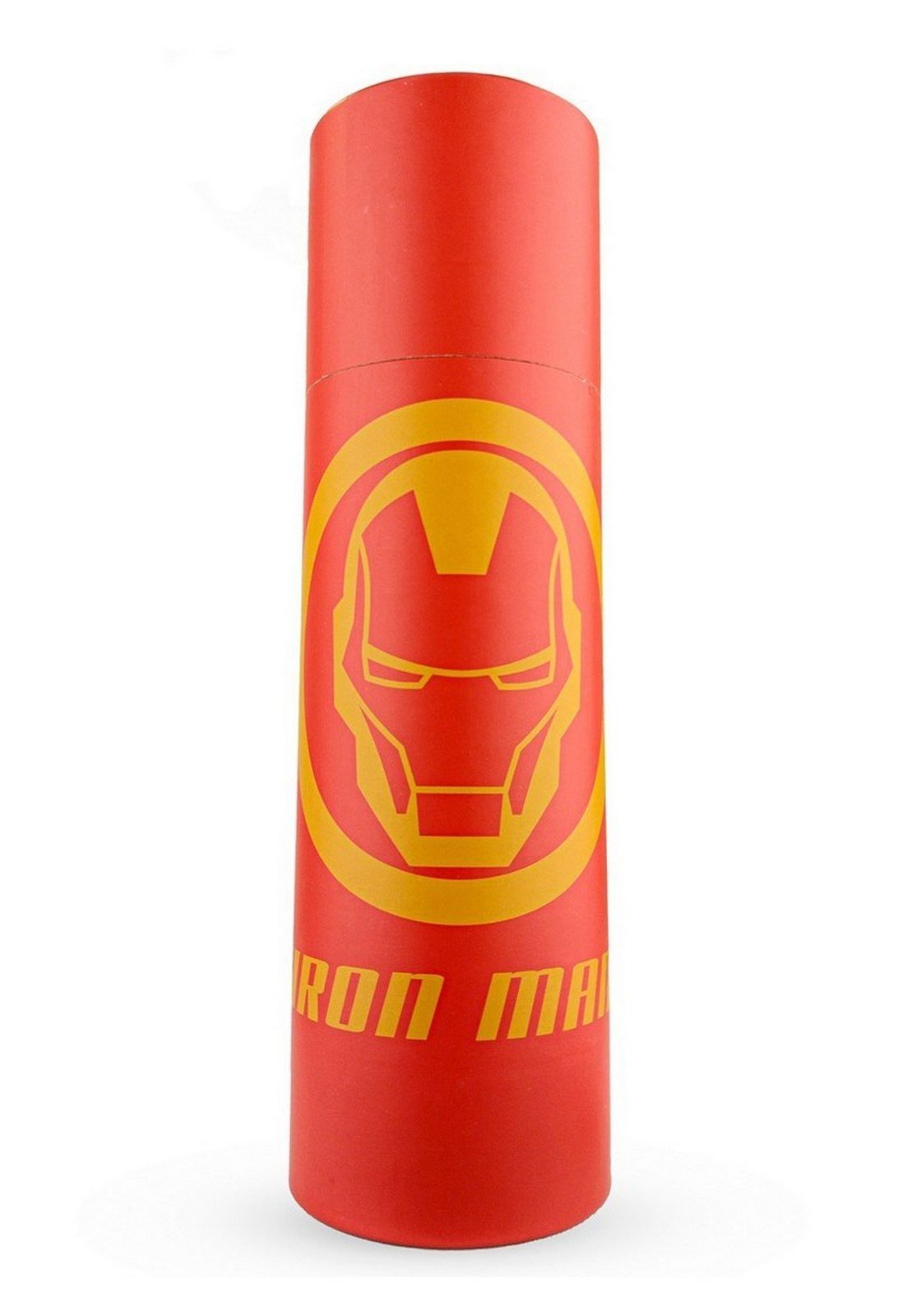 Vista 3 Garrafa Térmica Homem De Ferro 600ml Marvel Vingadores vermelho Marvel vermelho