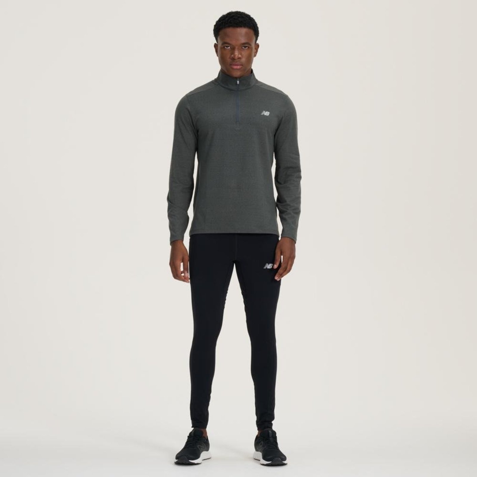 Blusa Manga Longa 1/2 Zíper Sport Essentials Masculina