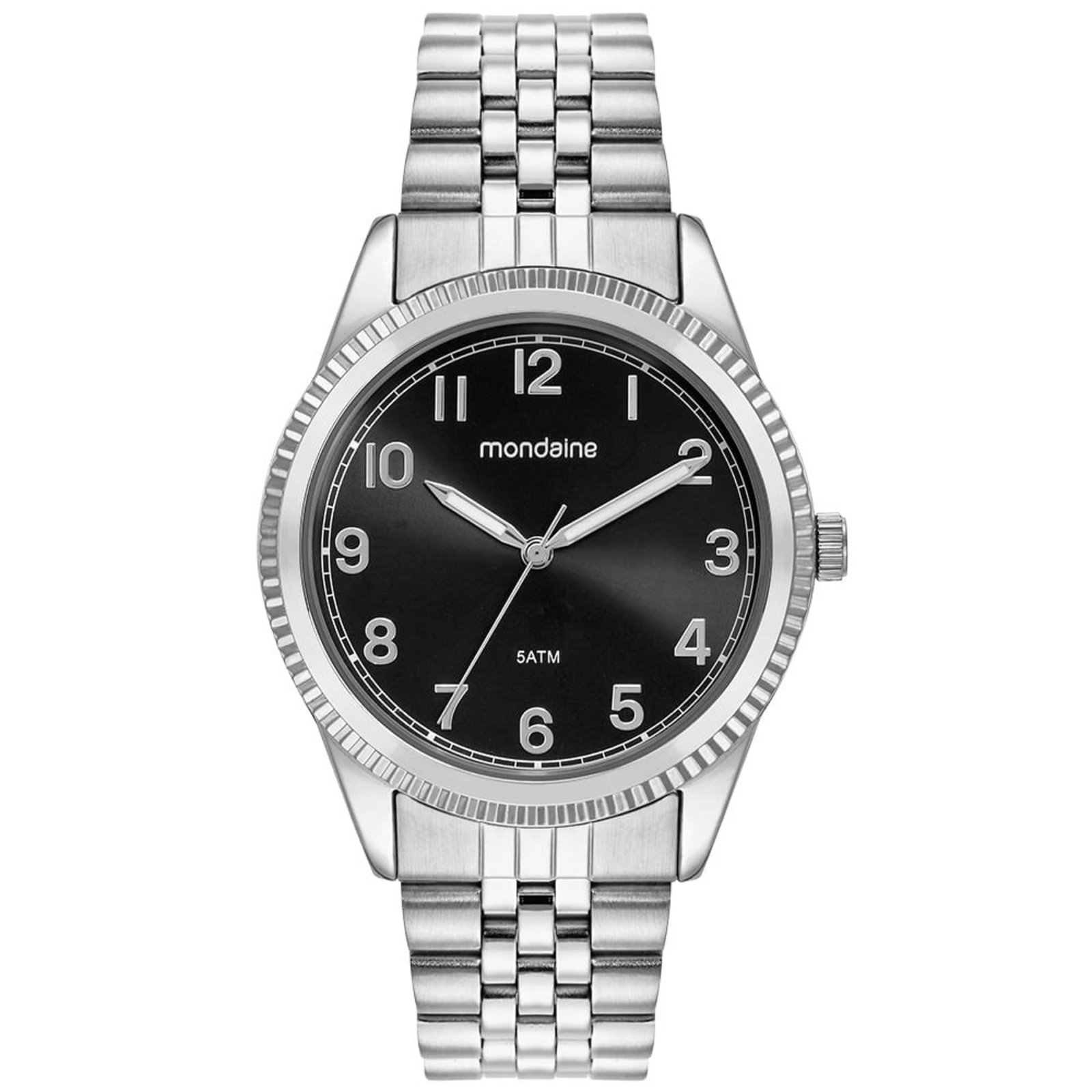 Relógio Mondaine Masculino Analógico Prata Mondaine