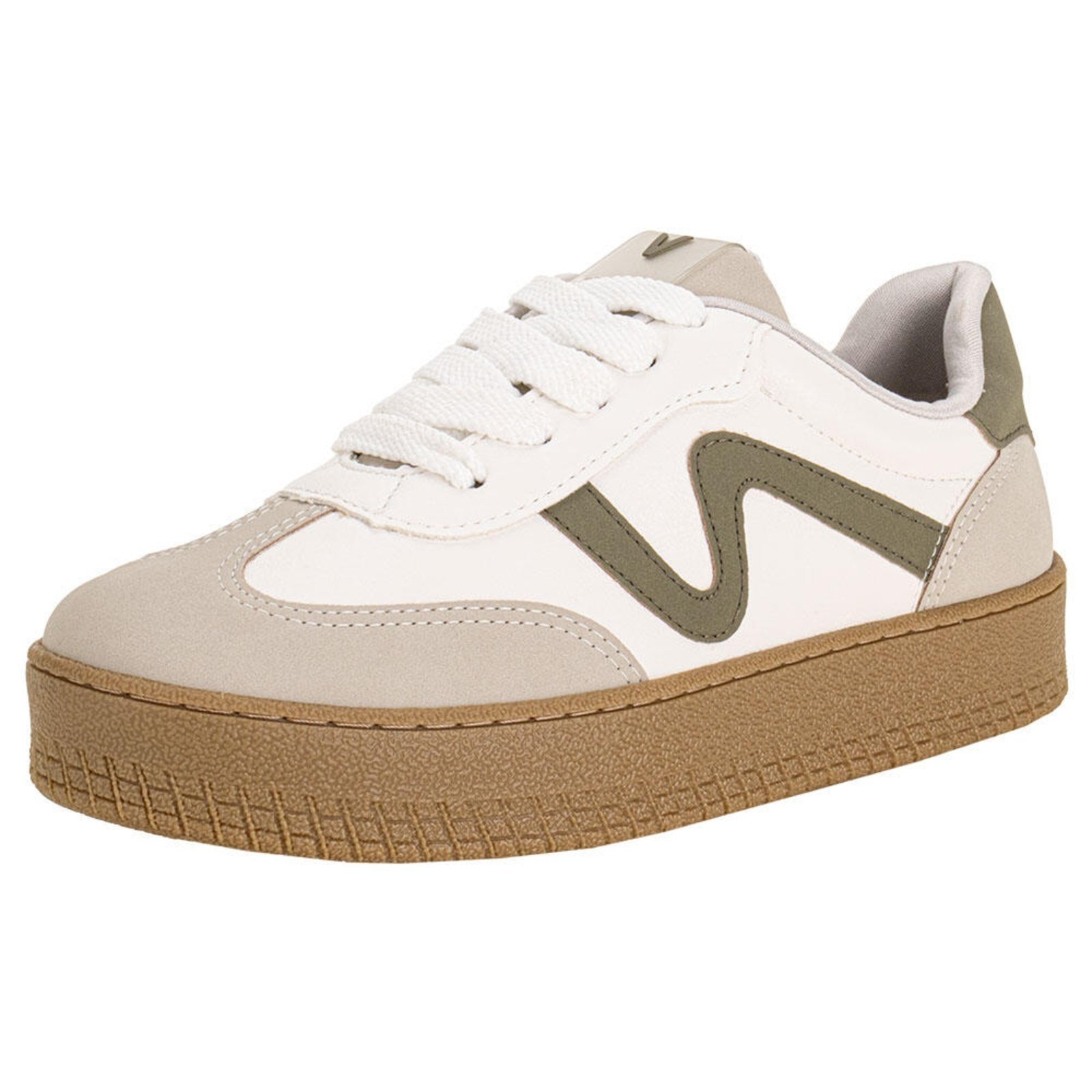 Tênis Feminino Casual Via Marte 216003 5830216 Branco