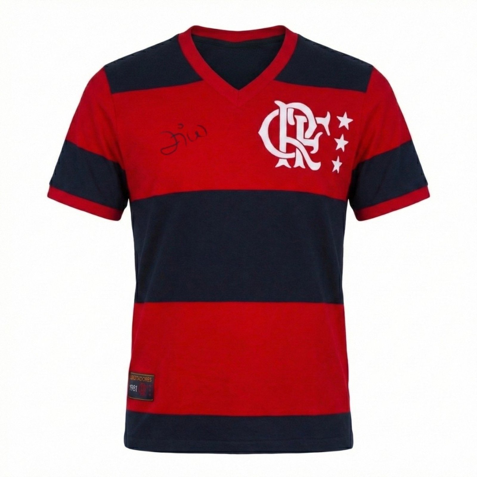 Camisa Flamengo Retro Libertadores 1981 Vermelho