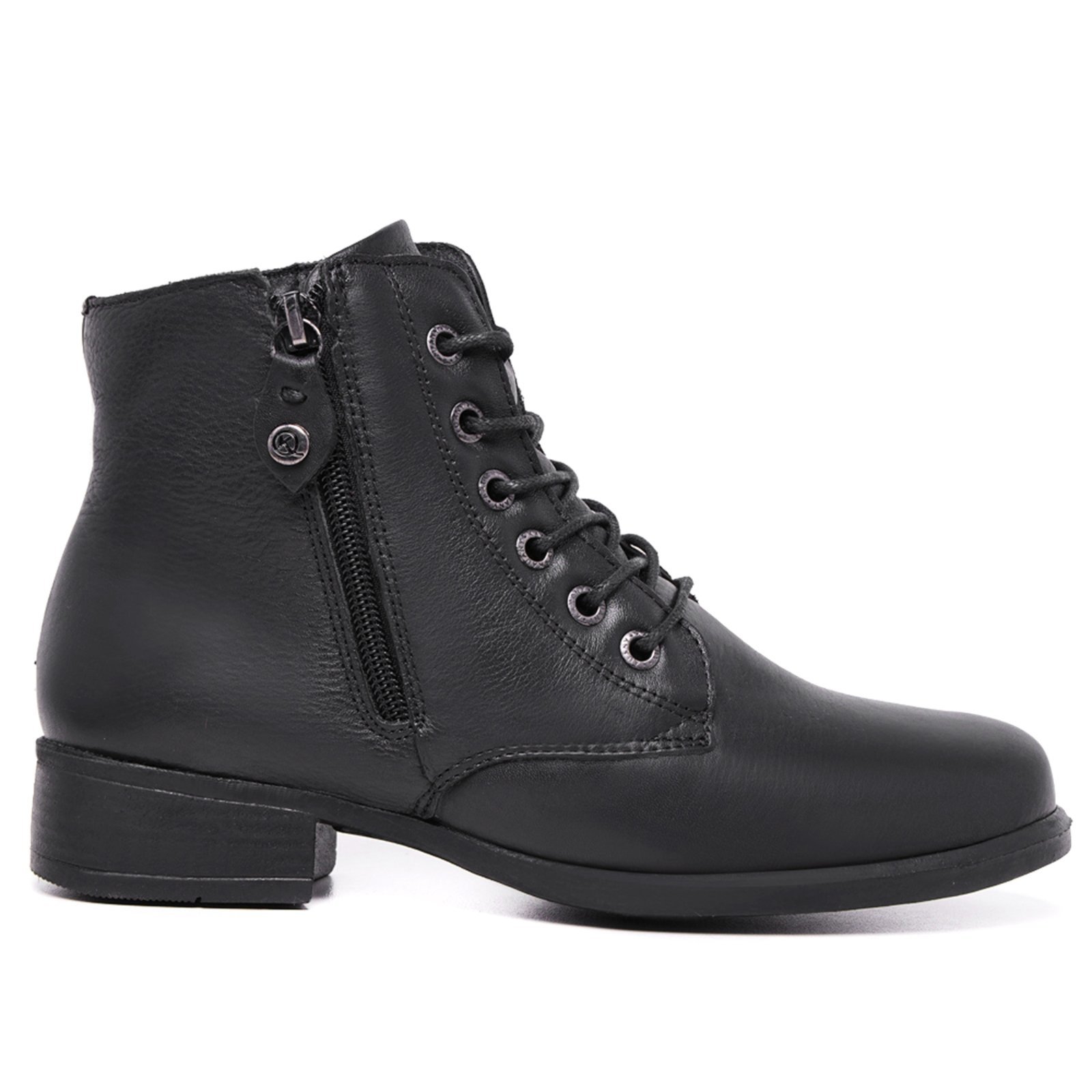 Bota Coturno Feminino de Couro Mod.0905 Laura Preto