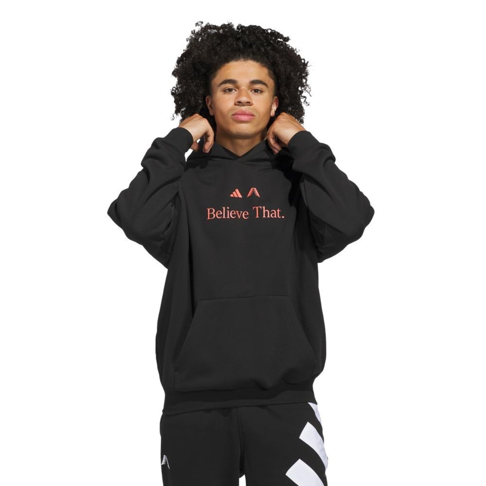 Moletom Capuz Anthony Edwards Believe That adidas Performance Preto