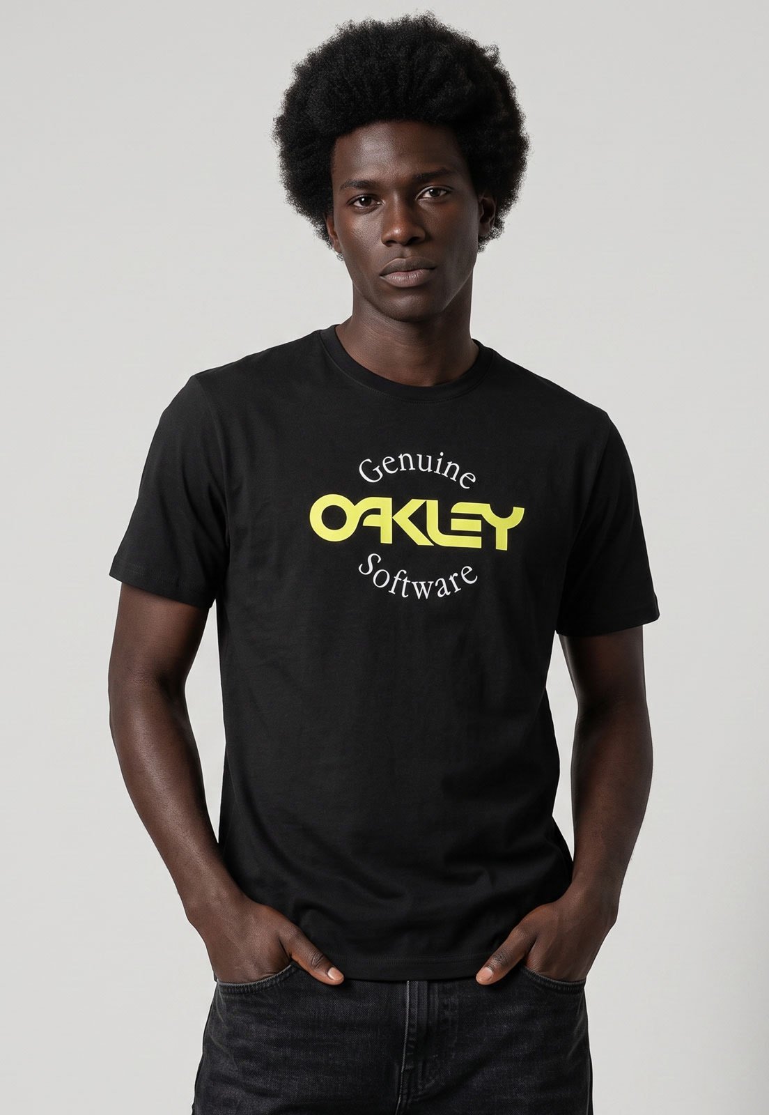 Camiseta Masculina Oakley B1B Softwa Preta