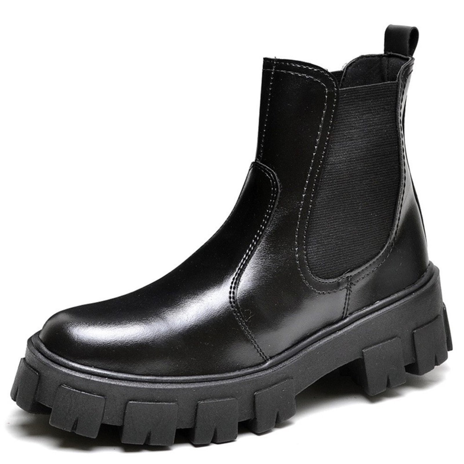 Bota Coturno Masculino Cano Curto Tratorada DUBUY 1504FG Preto