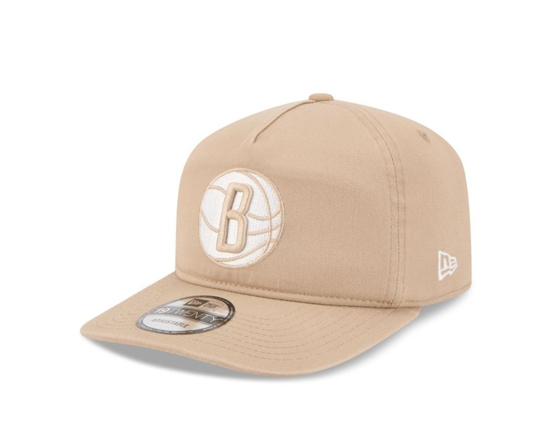 Bone New Era 19TWENTY Brooklyn Nets NBA Bege