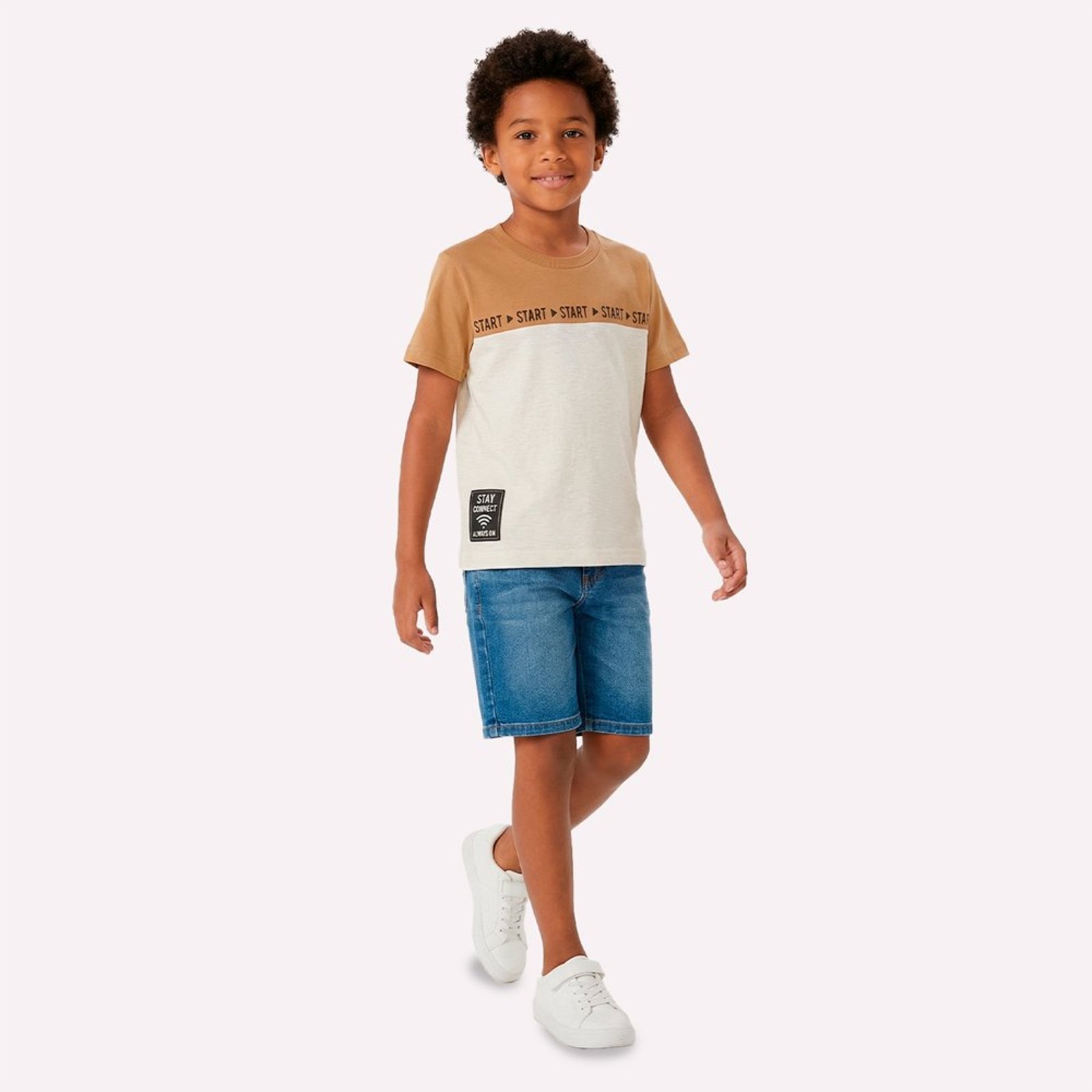 Infantil - Camiseta Menino Lettering Kyly