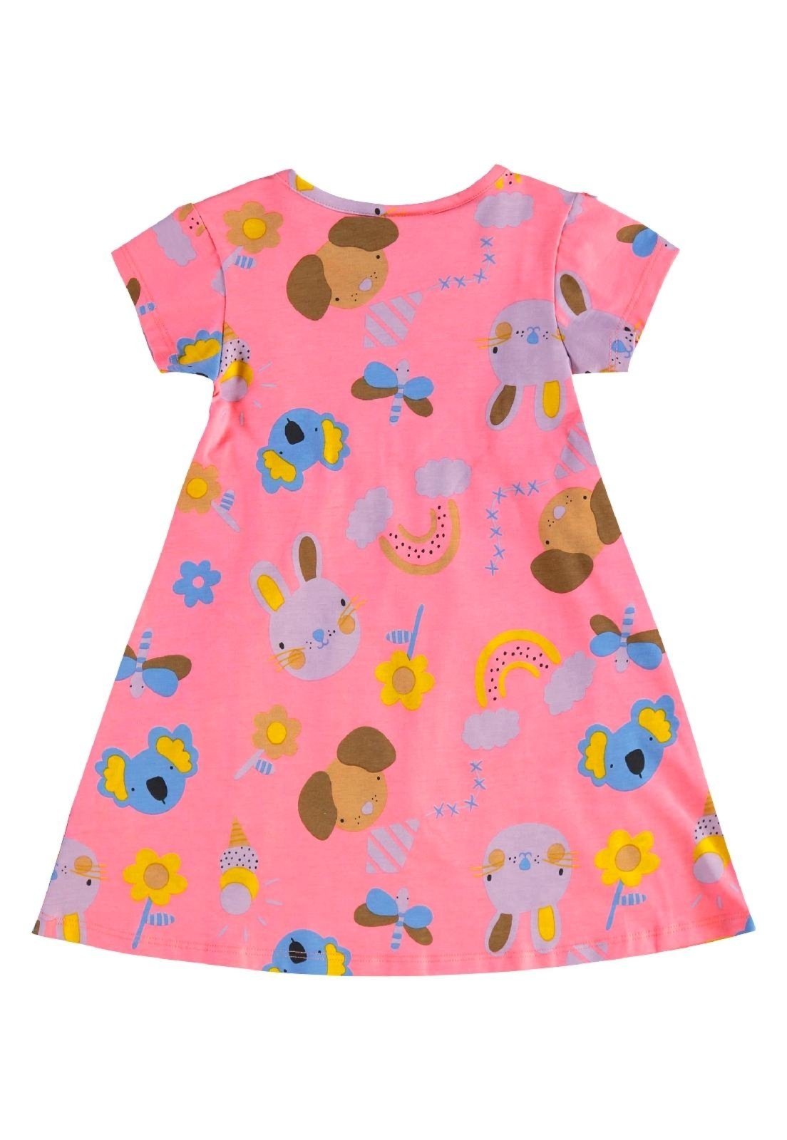 Vista 3 Infantil - Vestido Bichinhos Bee Loop Bee Loop rosa