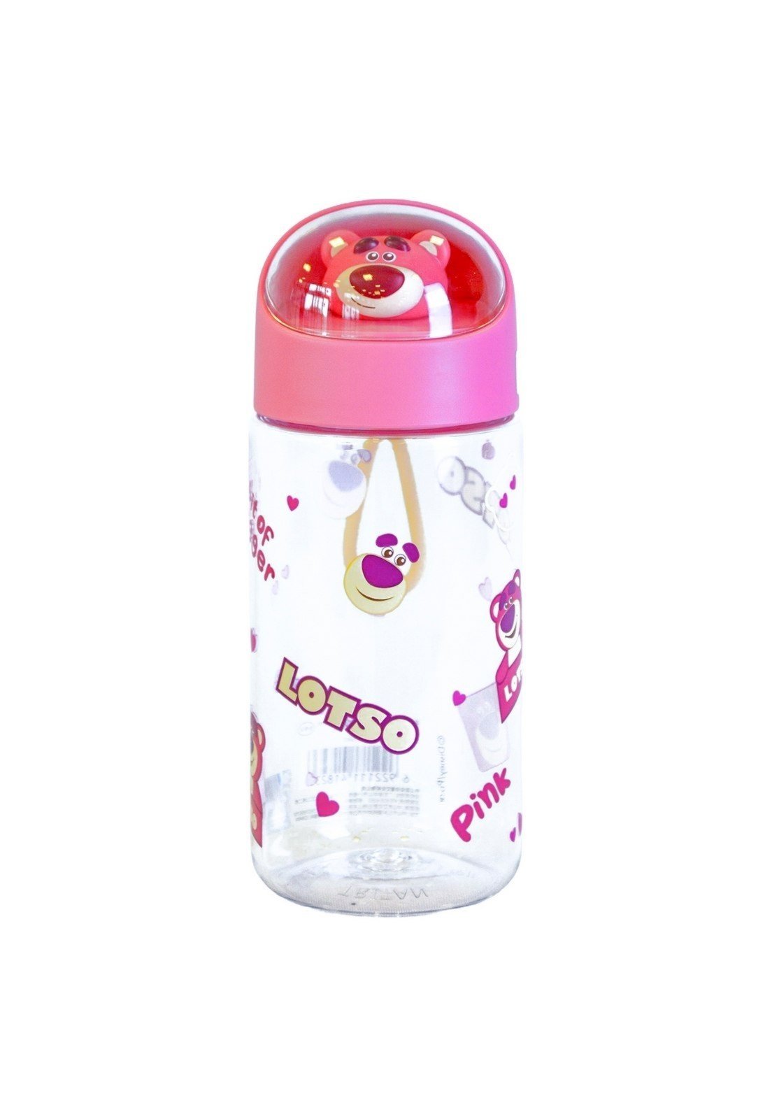 Infantil - Garrafa de Água Squeeze Lotso Toy Story 500ml Escolar Passeio Resistente Disney