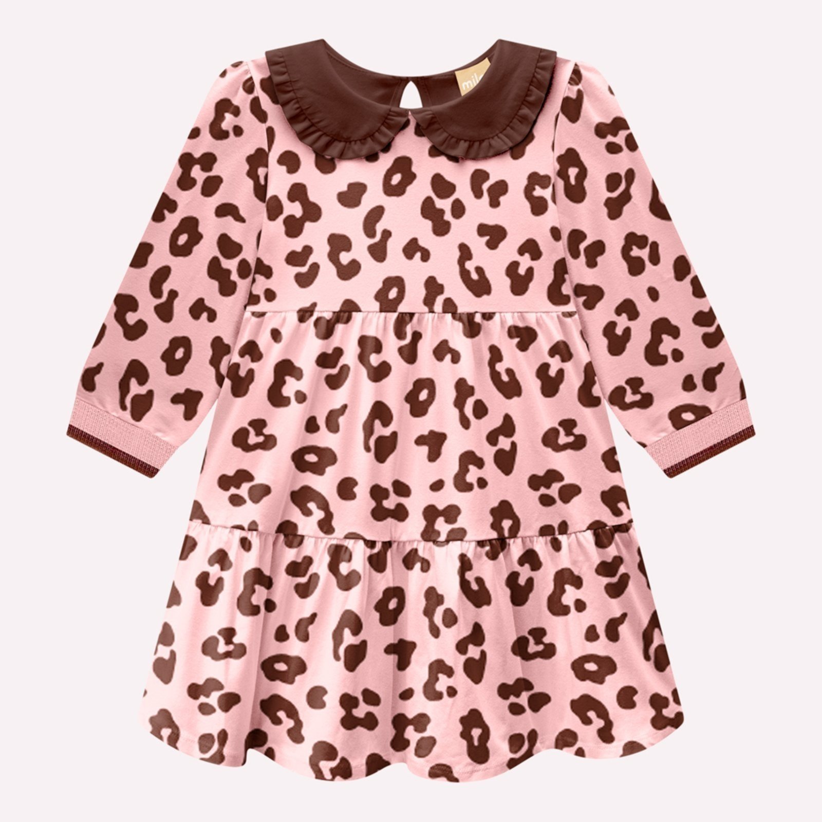 Infantil - Vestido Menina Animal Print Milon