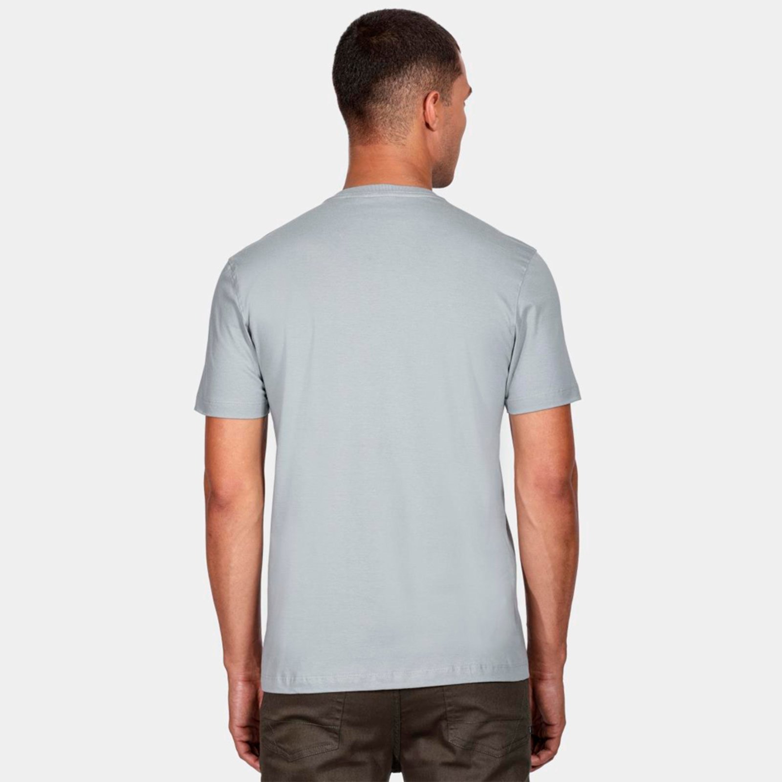 Vista 3 Camiseta Aramis Basic In25 Masculino cinza Aramis cinza