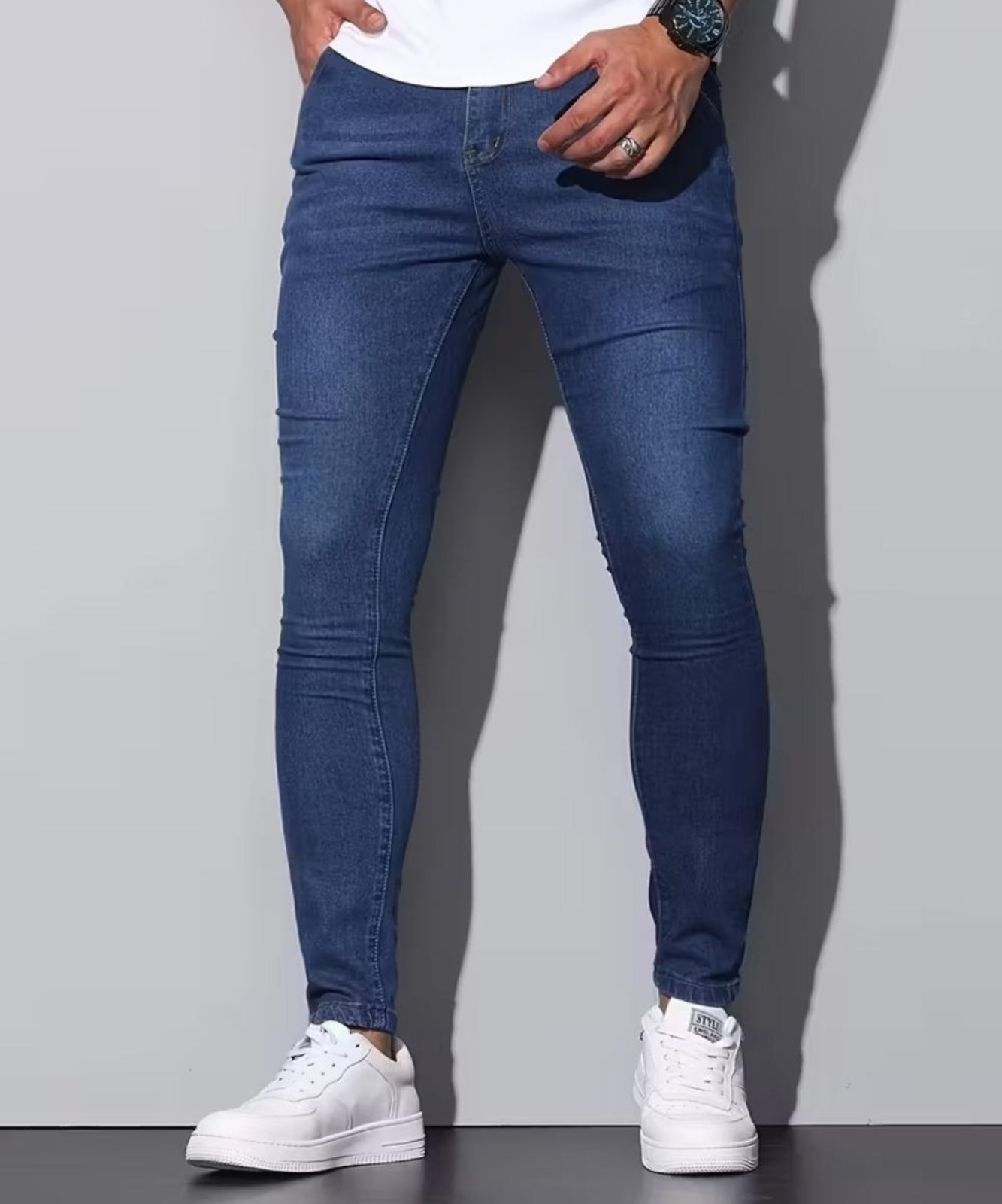 Calça Masculina Jeans Sk Jeans Confortável e Casual Escura