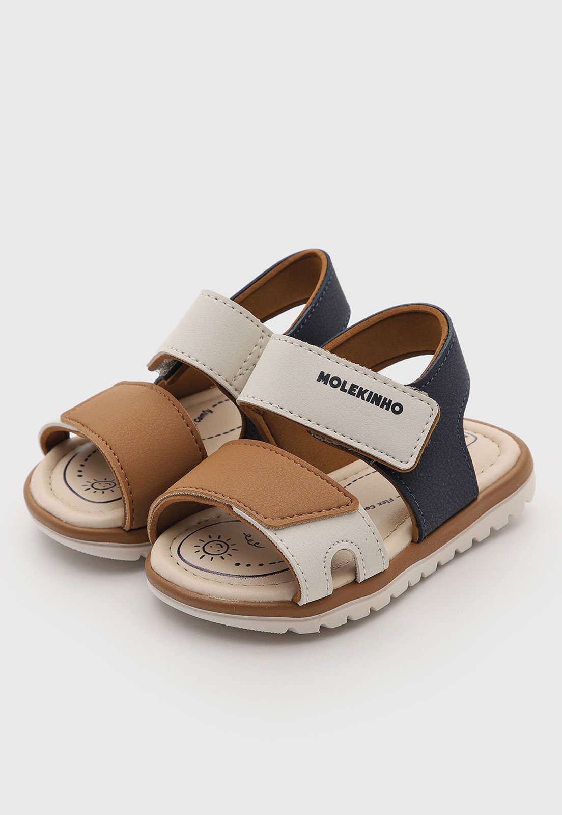 Infantil - Sandália Molekinho Tiras Ajustáveis Azul Marinho