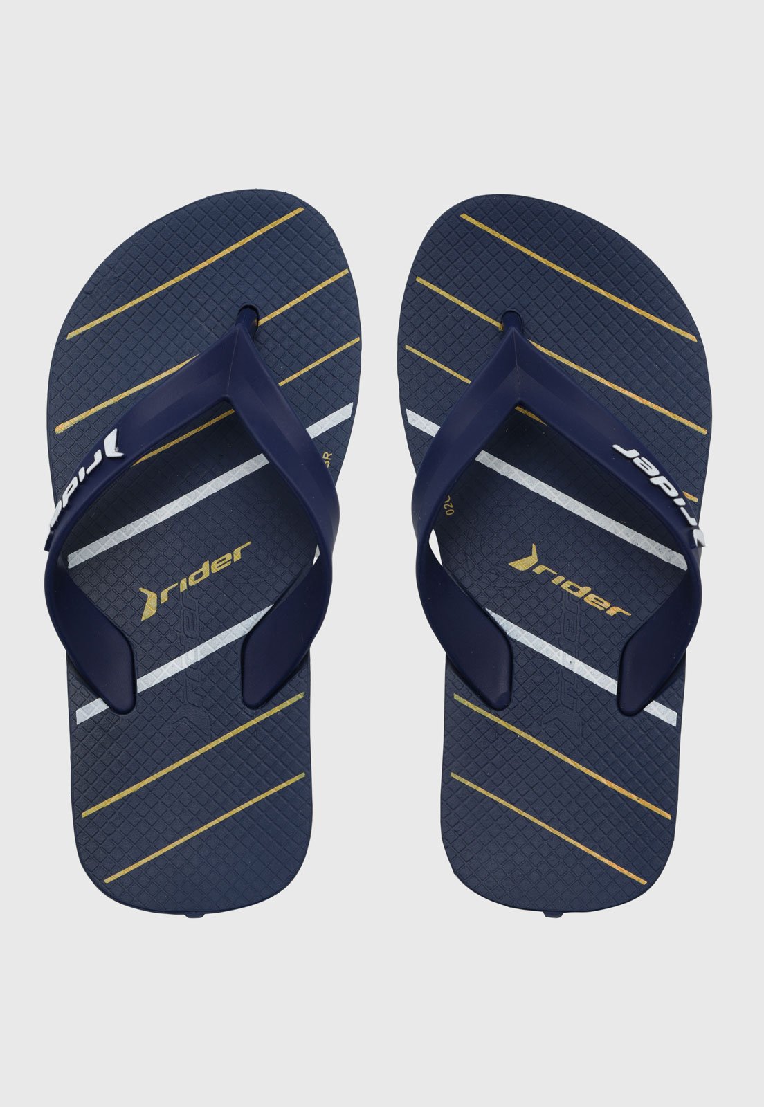 Infantil - Chinelo Menino Rider Tiras Azul Marinho