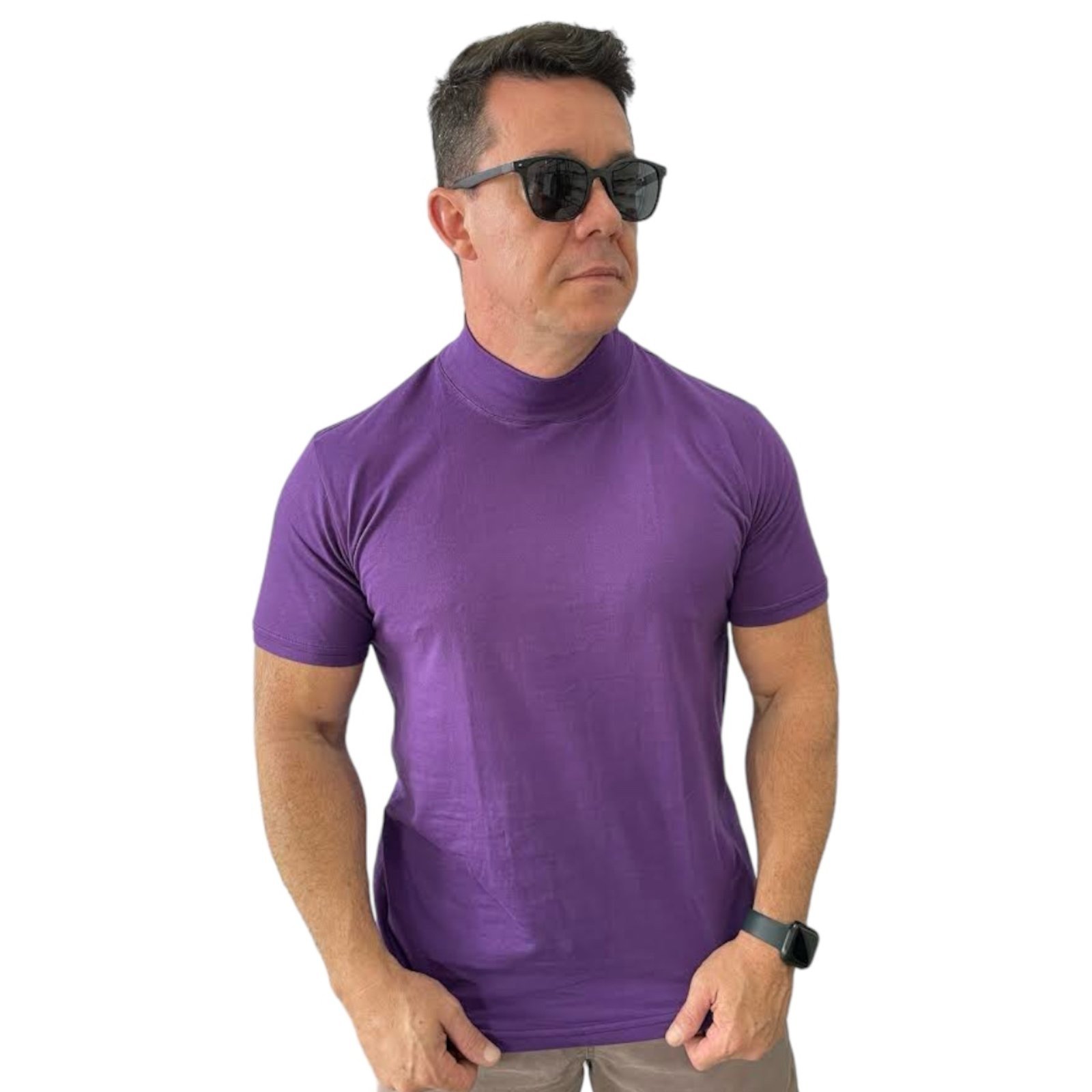 Camiseta Gola alta Stecchi