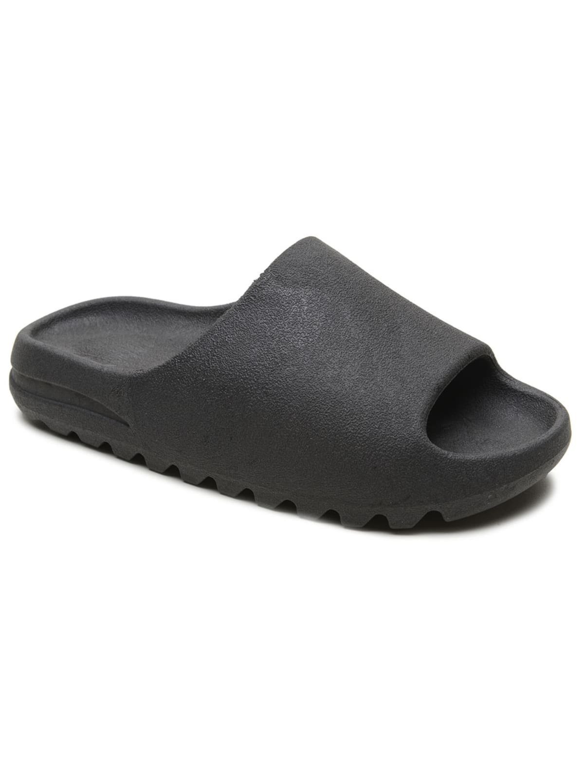 Chinelo Slide Feminino Micro Expandido Ultraleve Macio Preto