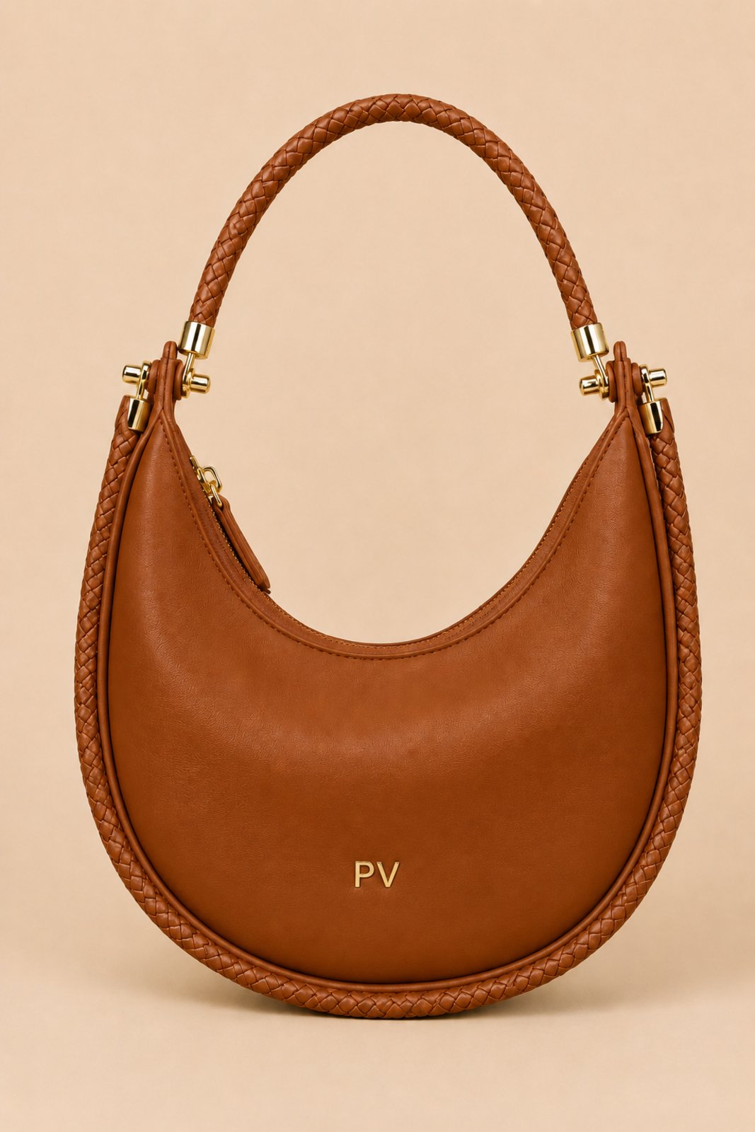 Bolsa Média Transversal D Bell Outlet Fashion Lune Marrom