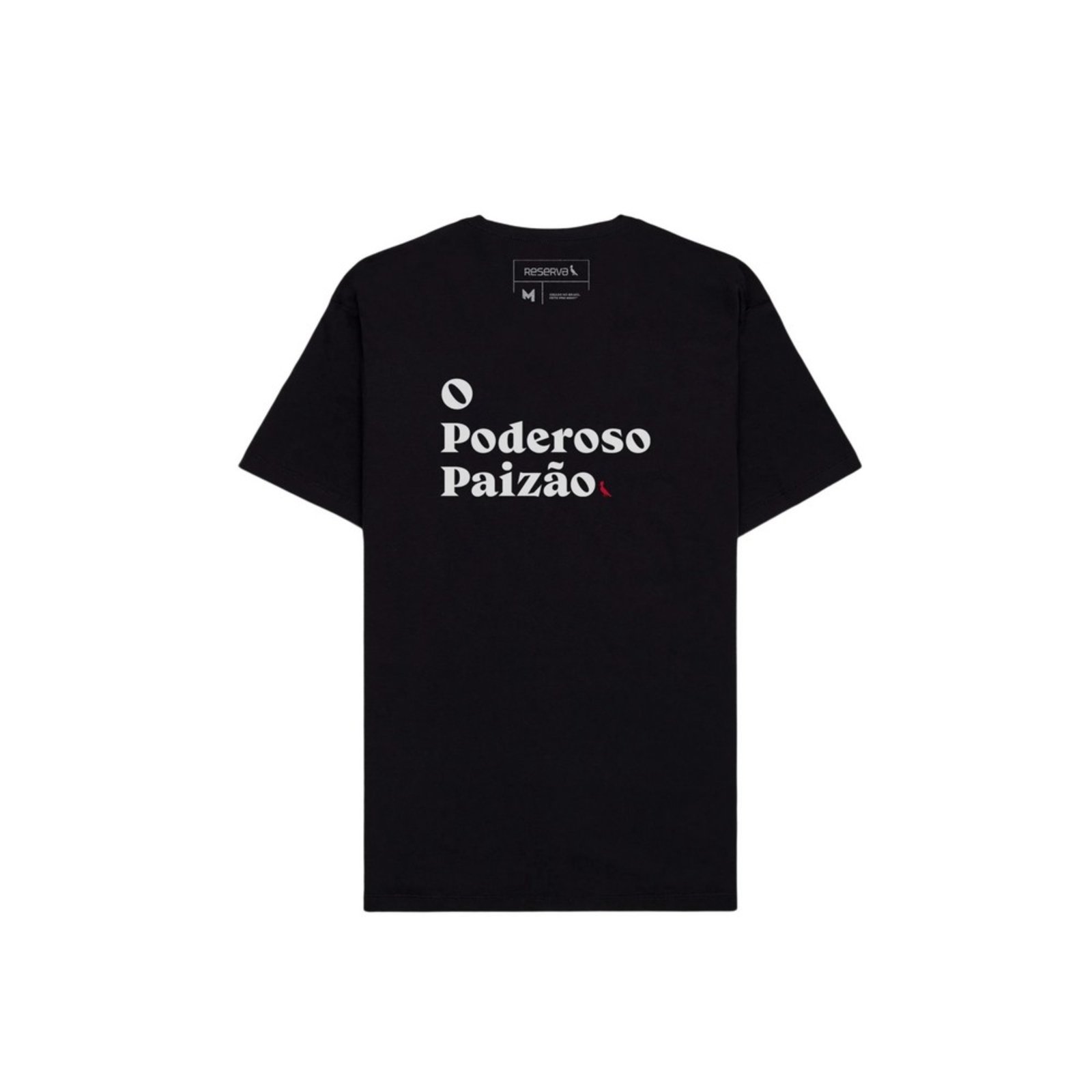Camiseta Poderoso Paizao Reserva Preto
