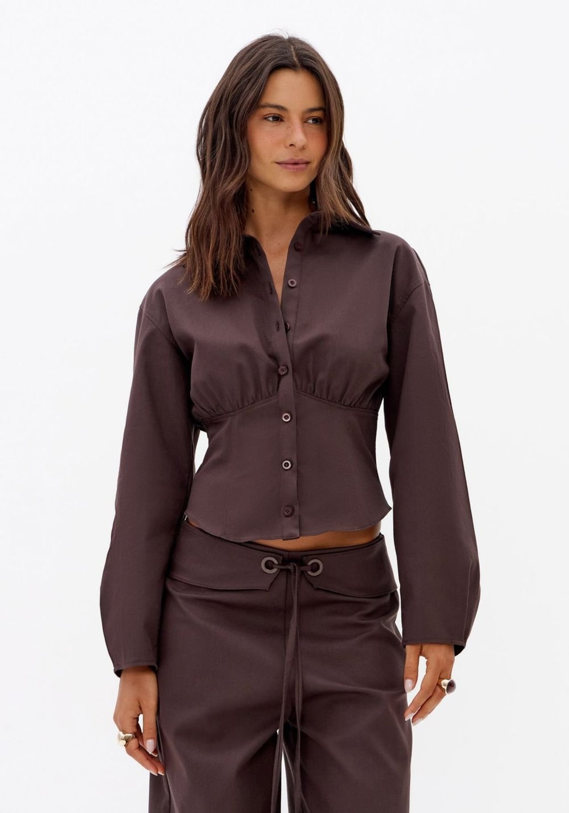 Camisa Corset Manga Longa My Favorite Things
